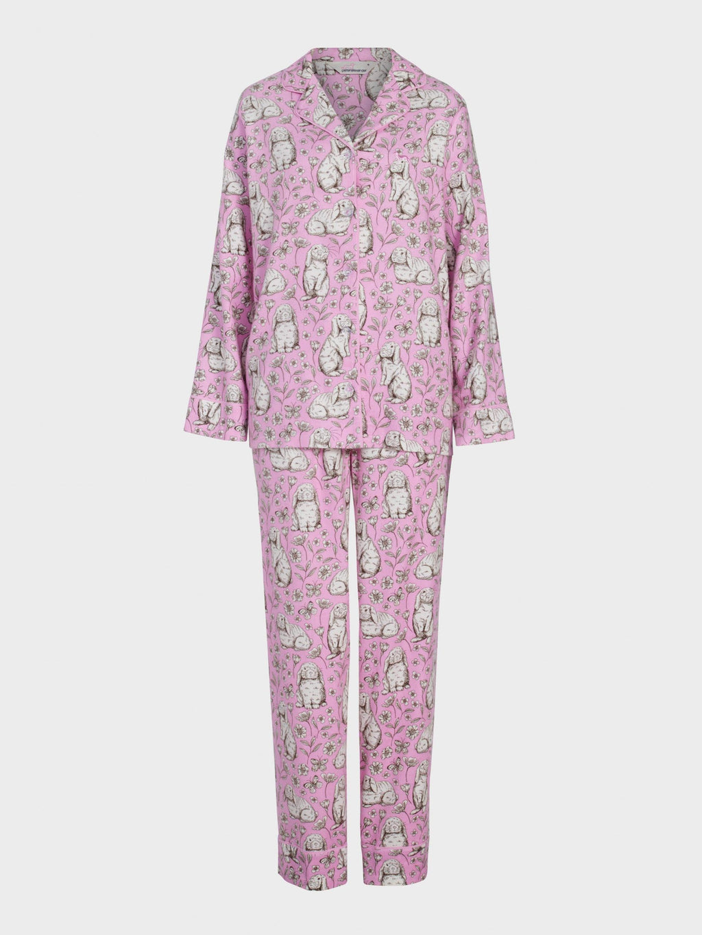 Toile Bunny Bamboo Flannelette Long Pj Set multi