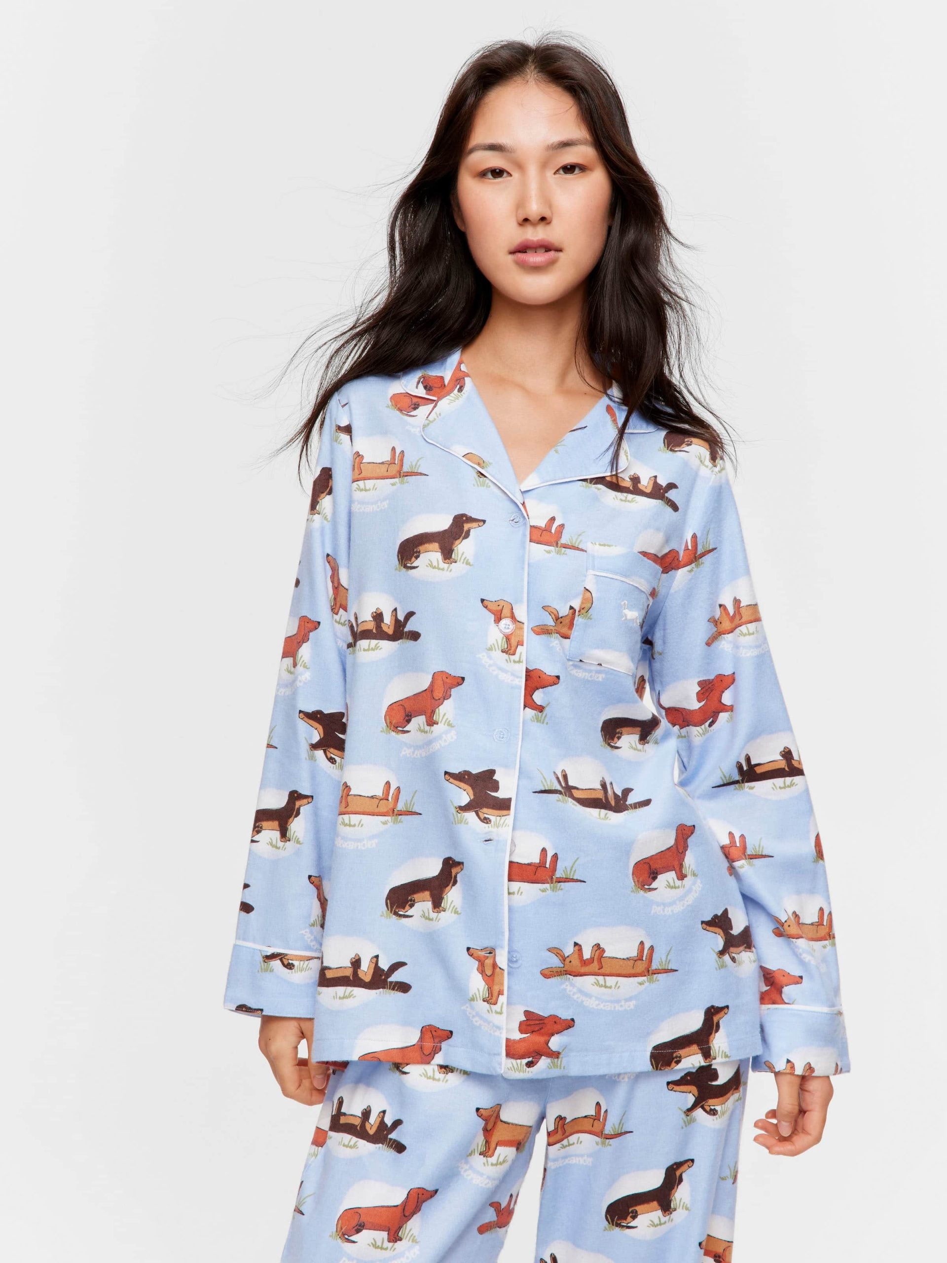 Penny Spot Bamboo Flannelette Long Pj Set multi