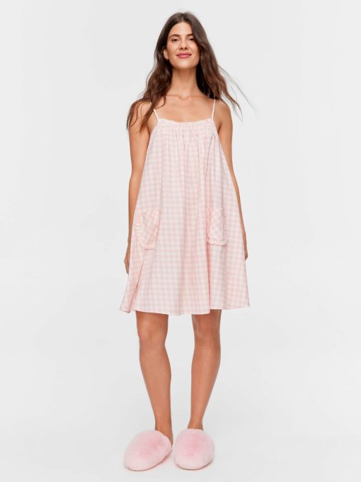 Gingham Strappy Nightie multi