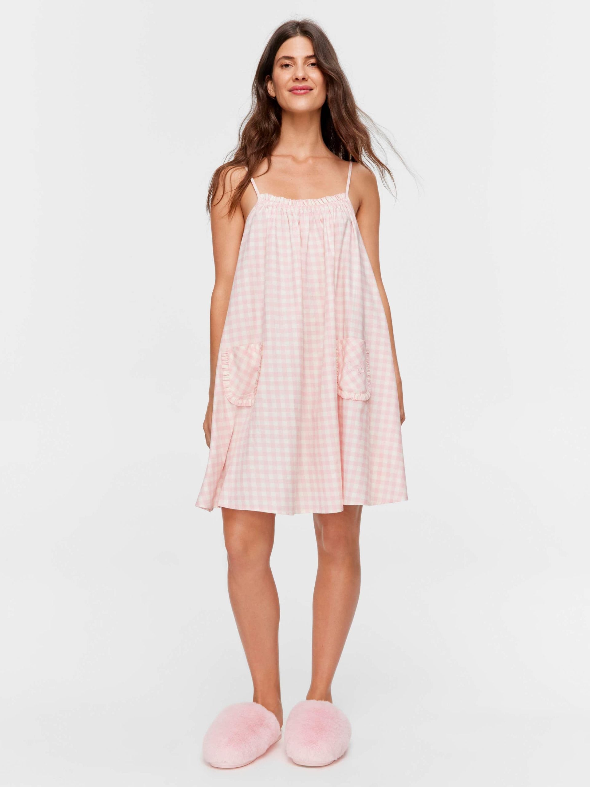 Gingham Strappy Nightie multi