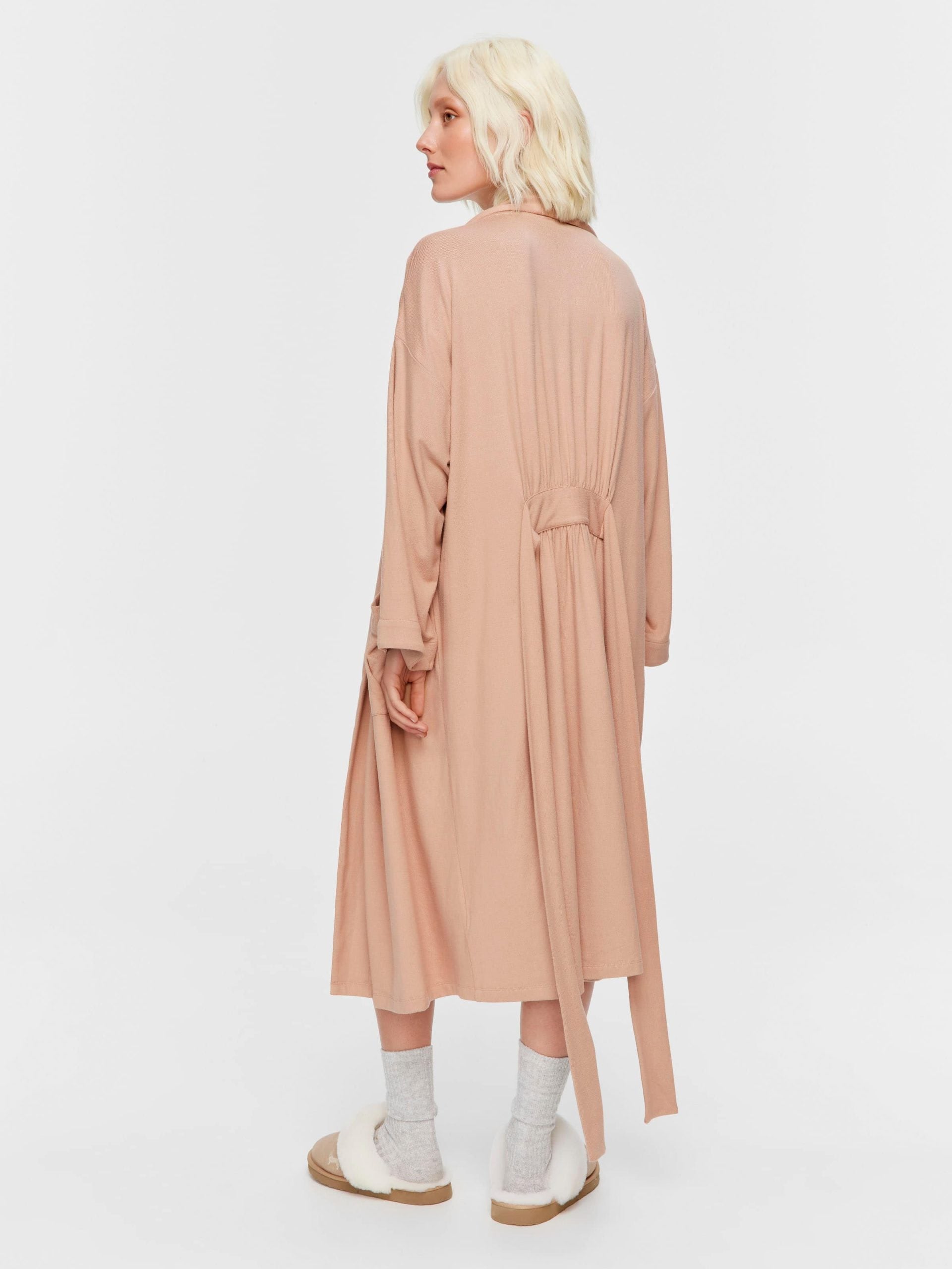 Caramel Plush Fashion Gown caramel
