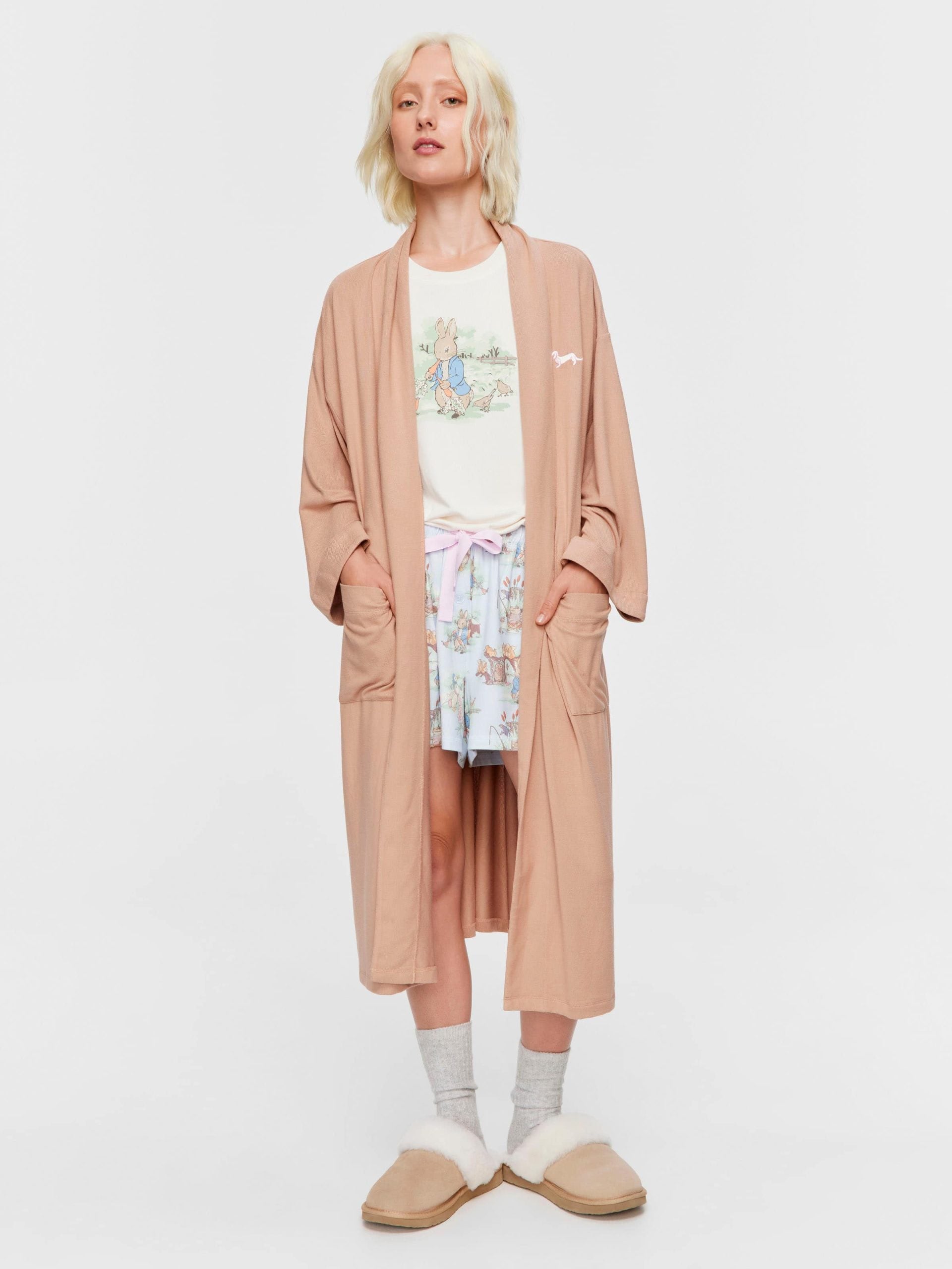Caramel Plush Fashion Gown caramel