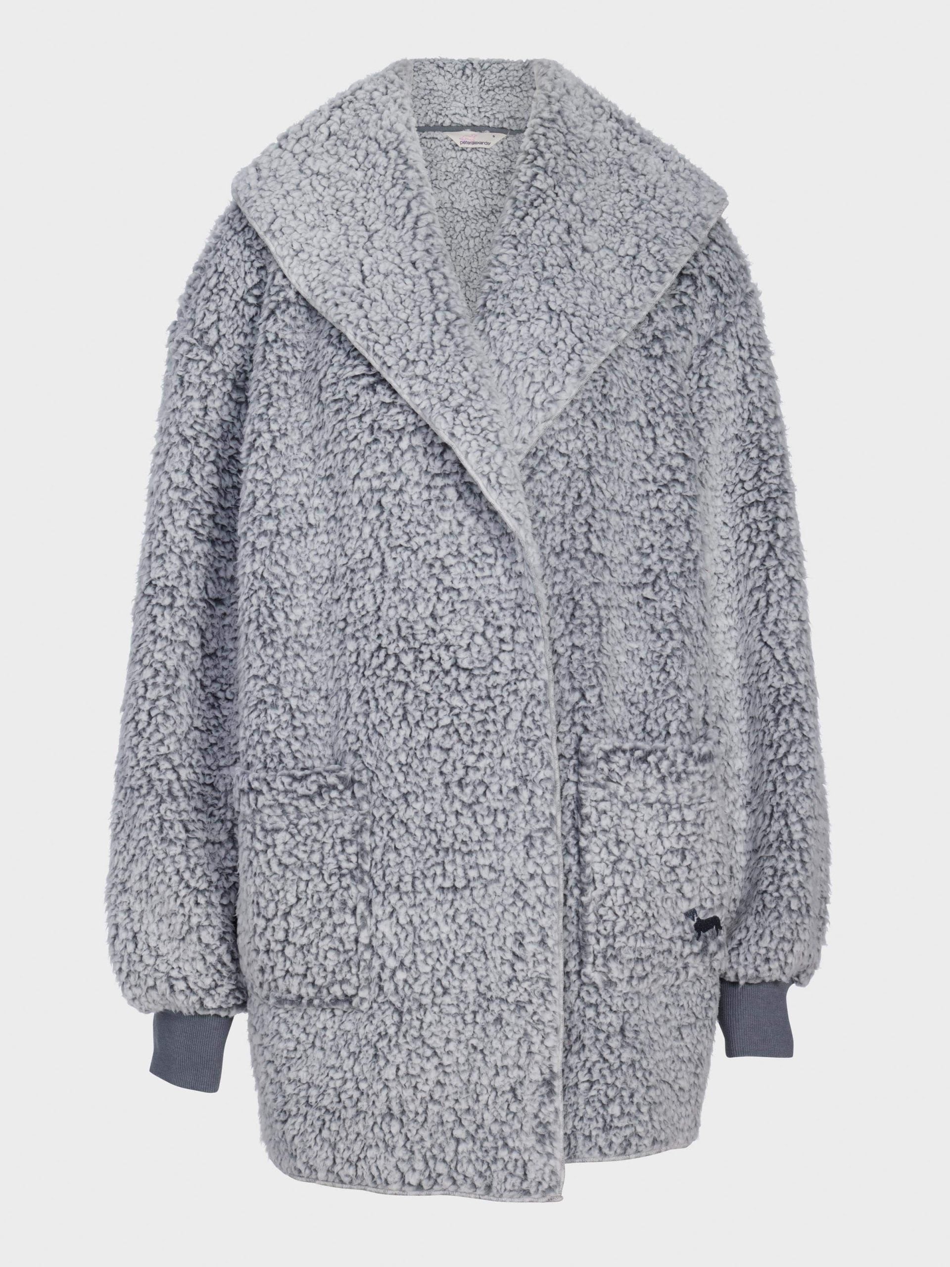 Cosy Teddy Shrug grey
