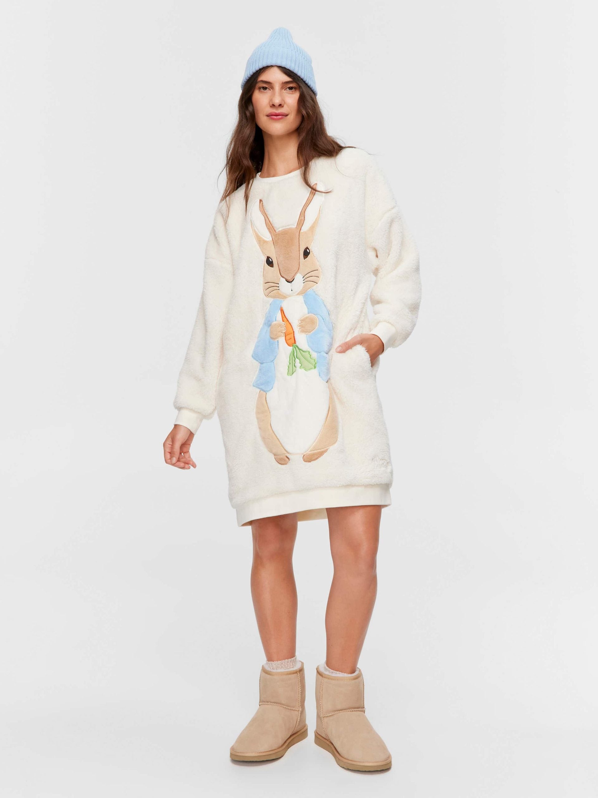 Peter Rabbit Fleece Sweater Nightie multi