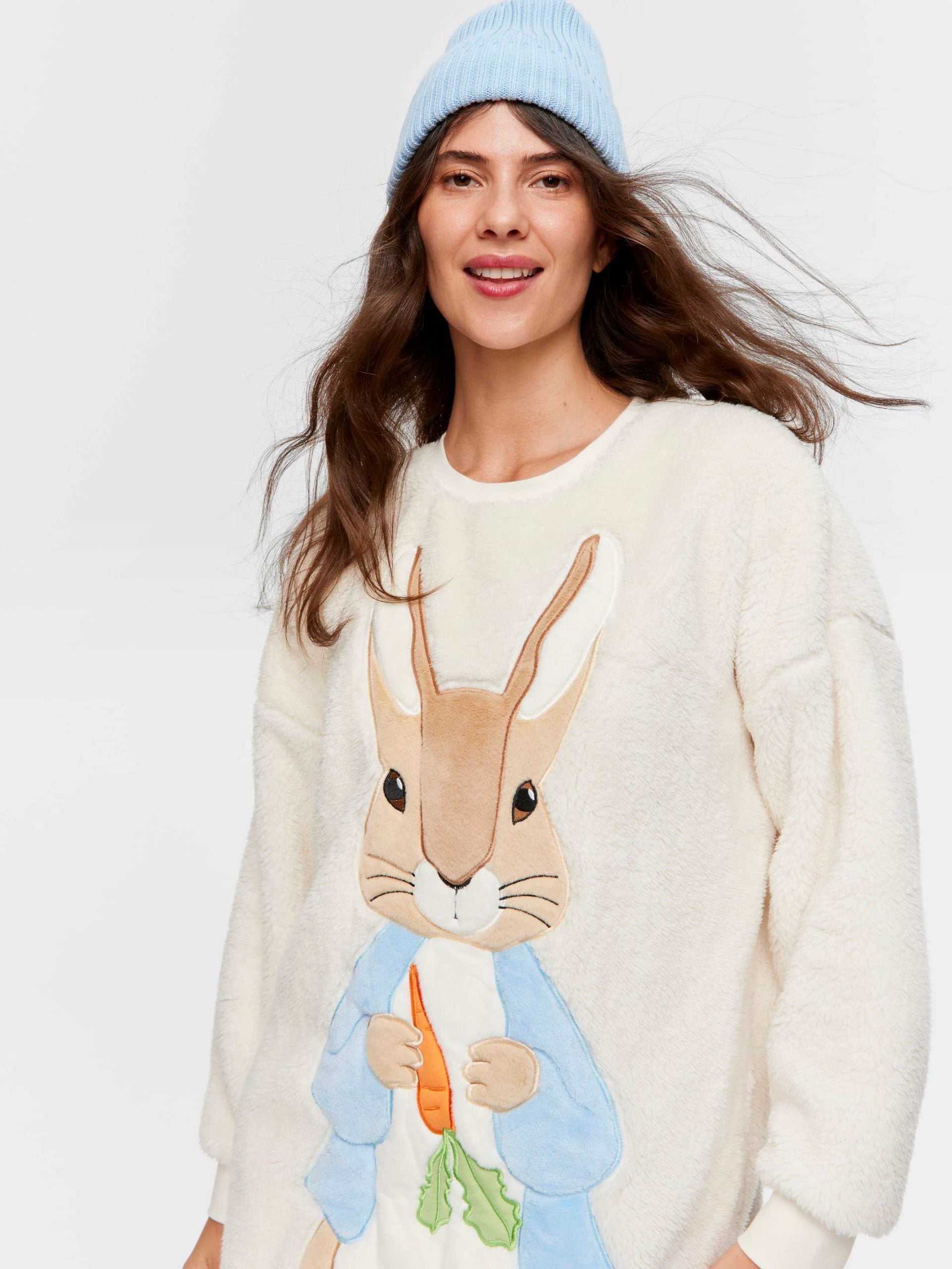 Peter Rabbit Fleece Sweater Nightie multi