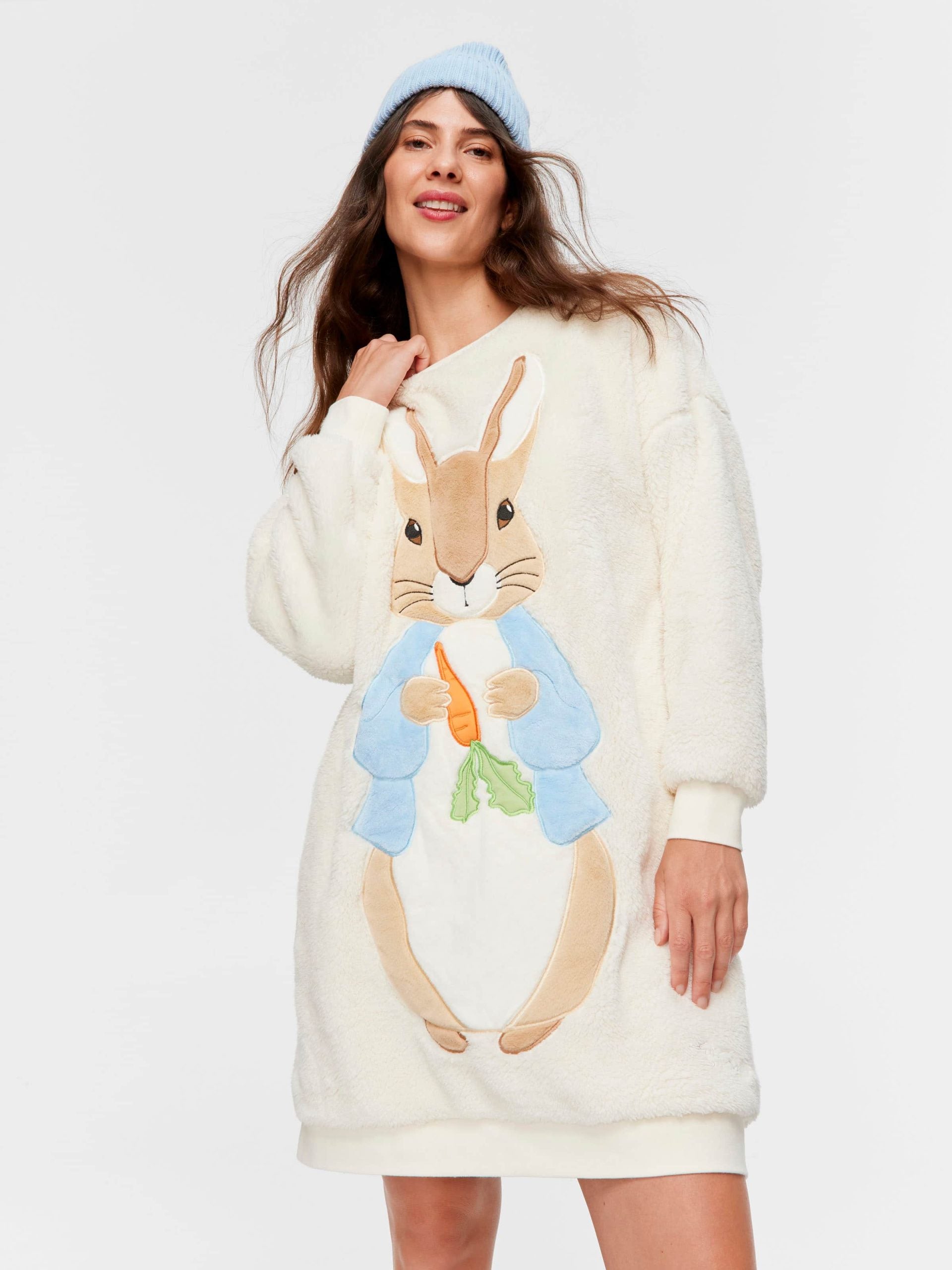 Peter Rabbit Fleece Sweater Nightie multi