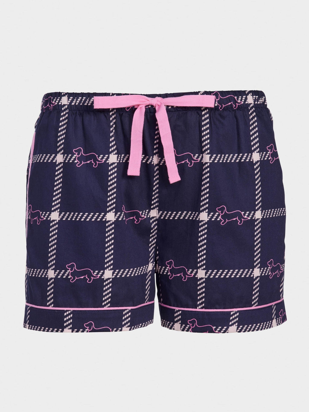 Penny Windowpane Tuxedo Mini Short multi