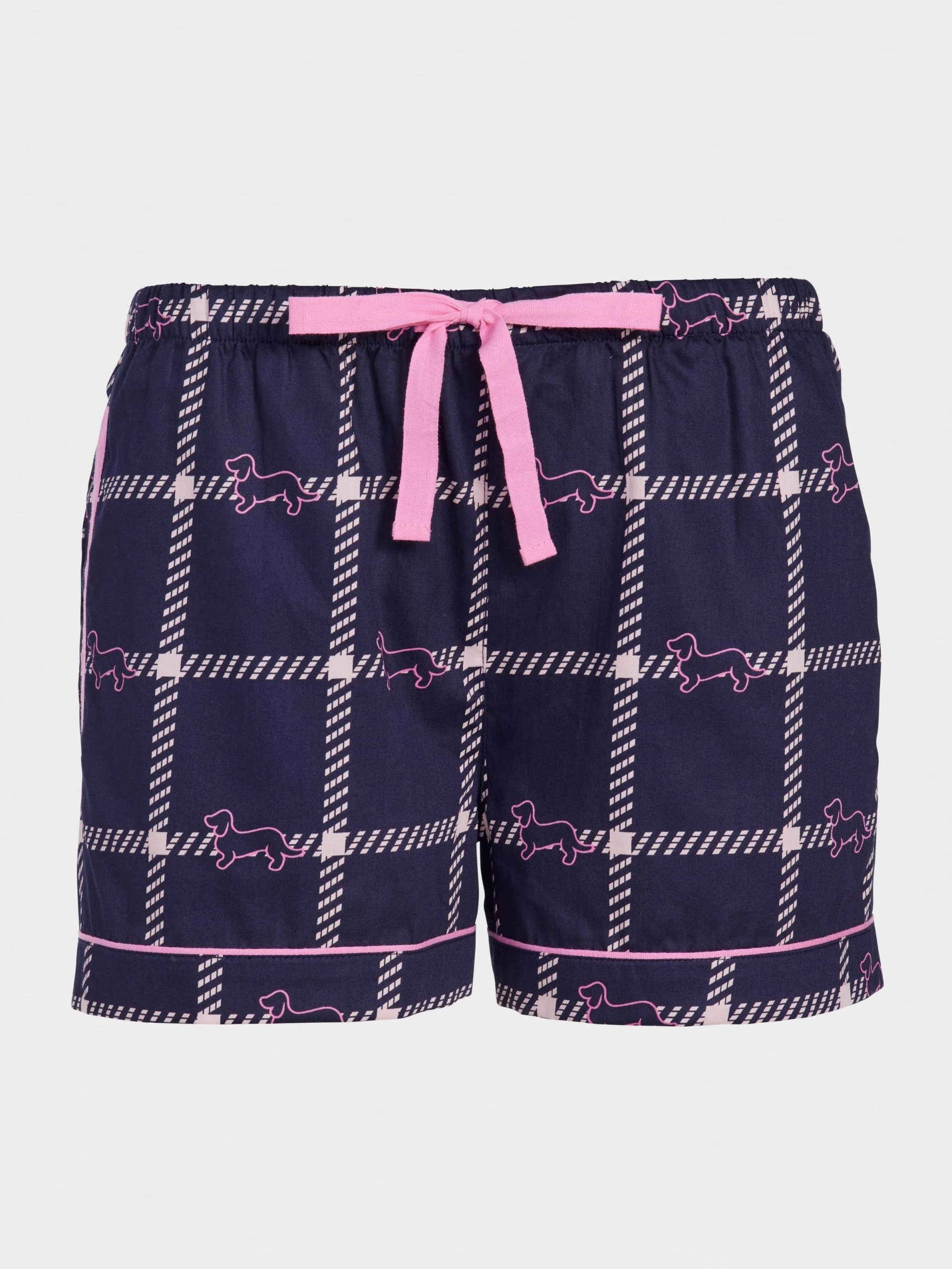 Penny Windowpane Tuxedo Mini Short multi