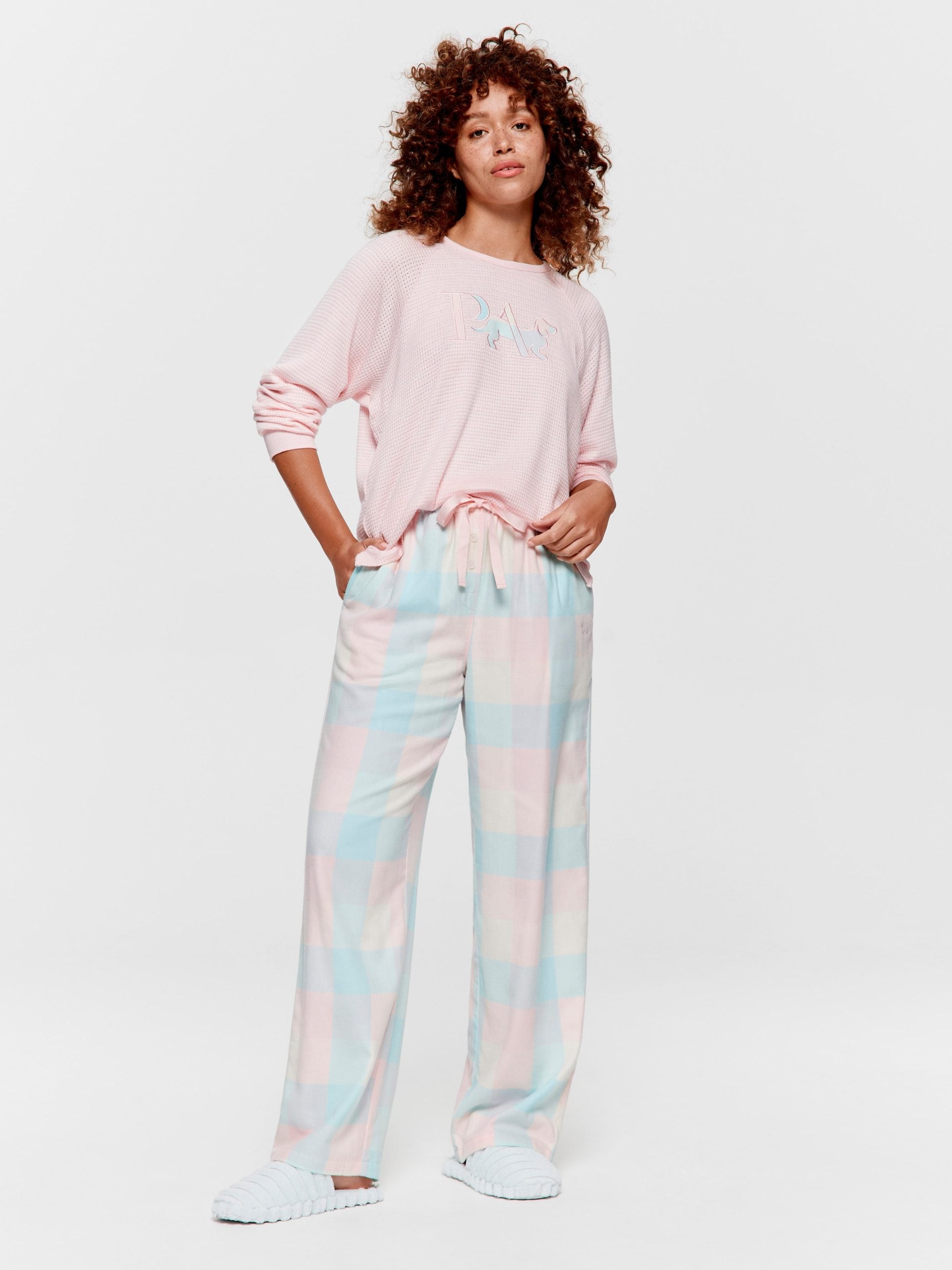 Pink Buffalo Check Flannelette Classic Pj Pant multi