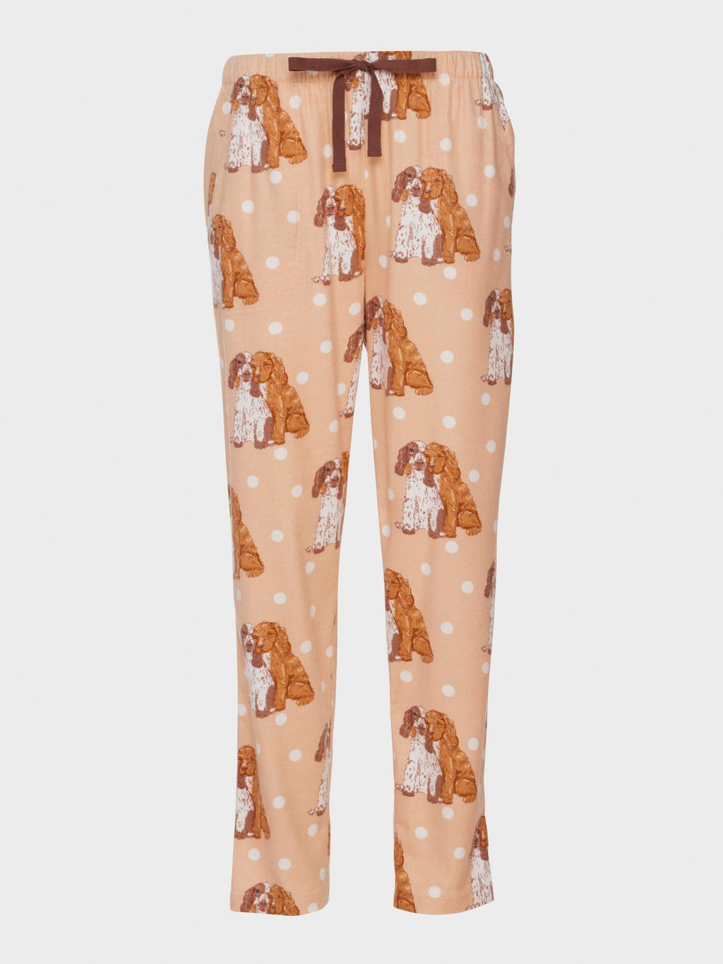 Puppy Love Bamboo Flannelette Roll Up Pj Pant Multi