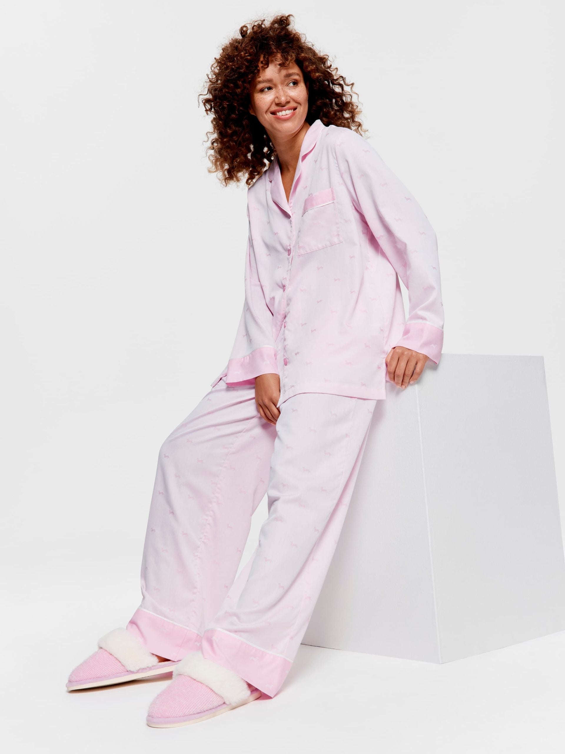 Pretty In Pink Penny Long Pj Set multi