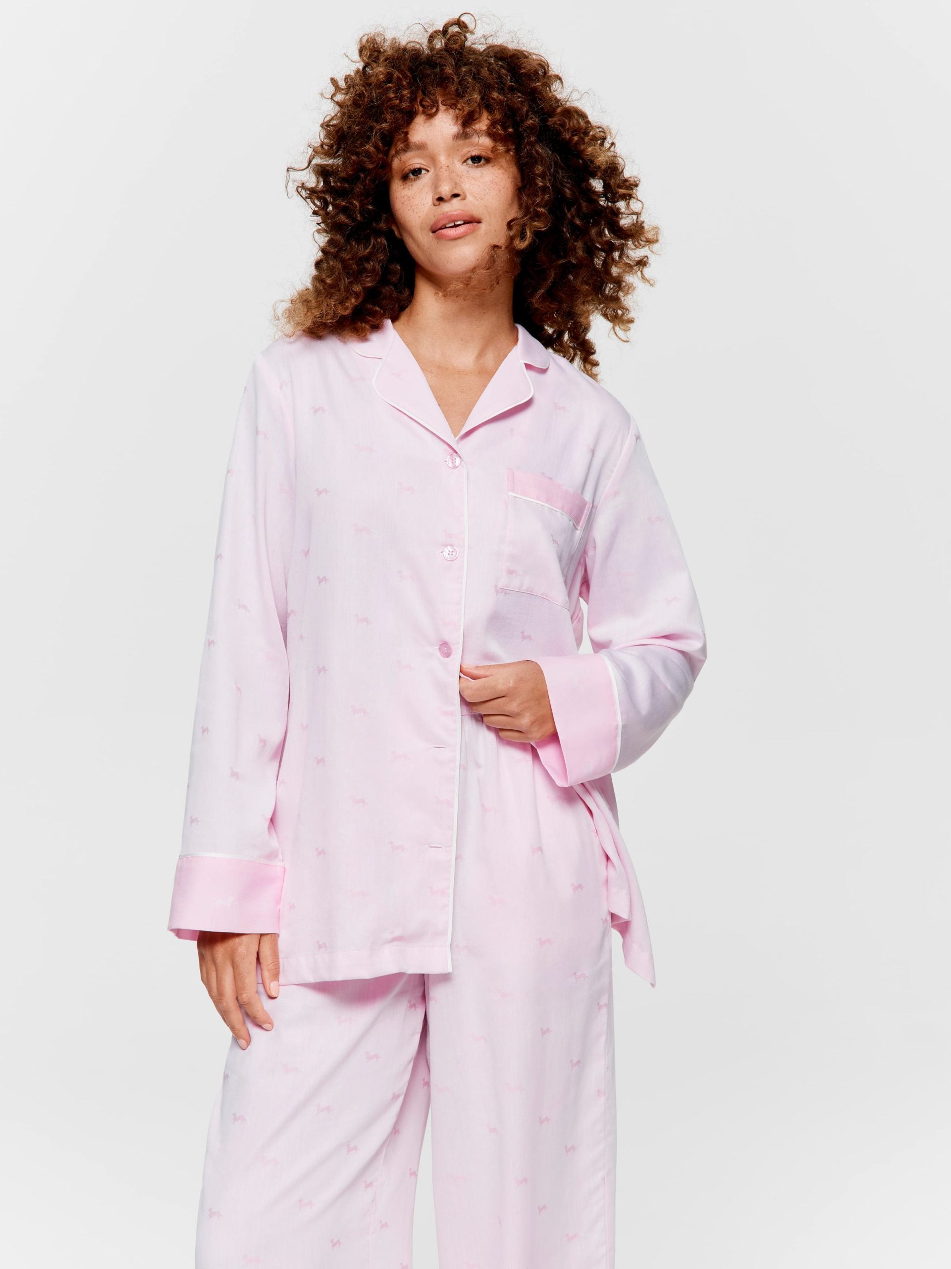 Pretty In Pink Penny Long Pj Set multi