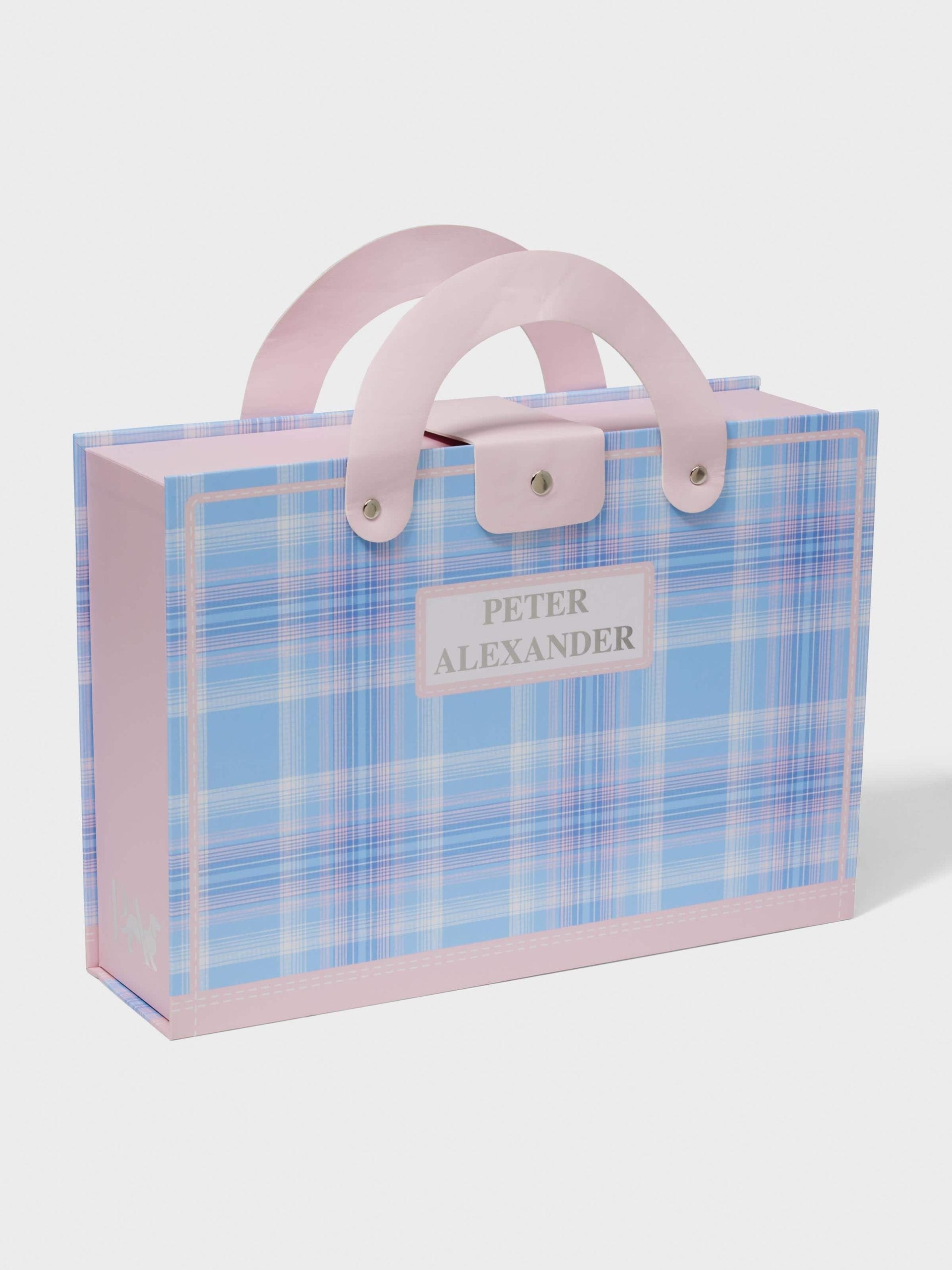 Blue Check Flannelette Classic Pj Set multi