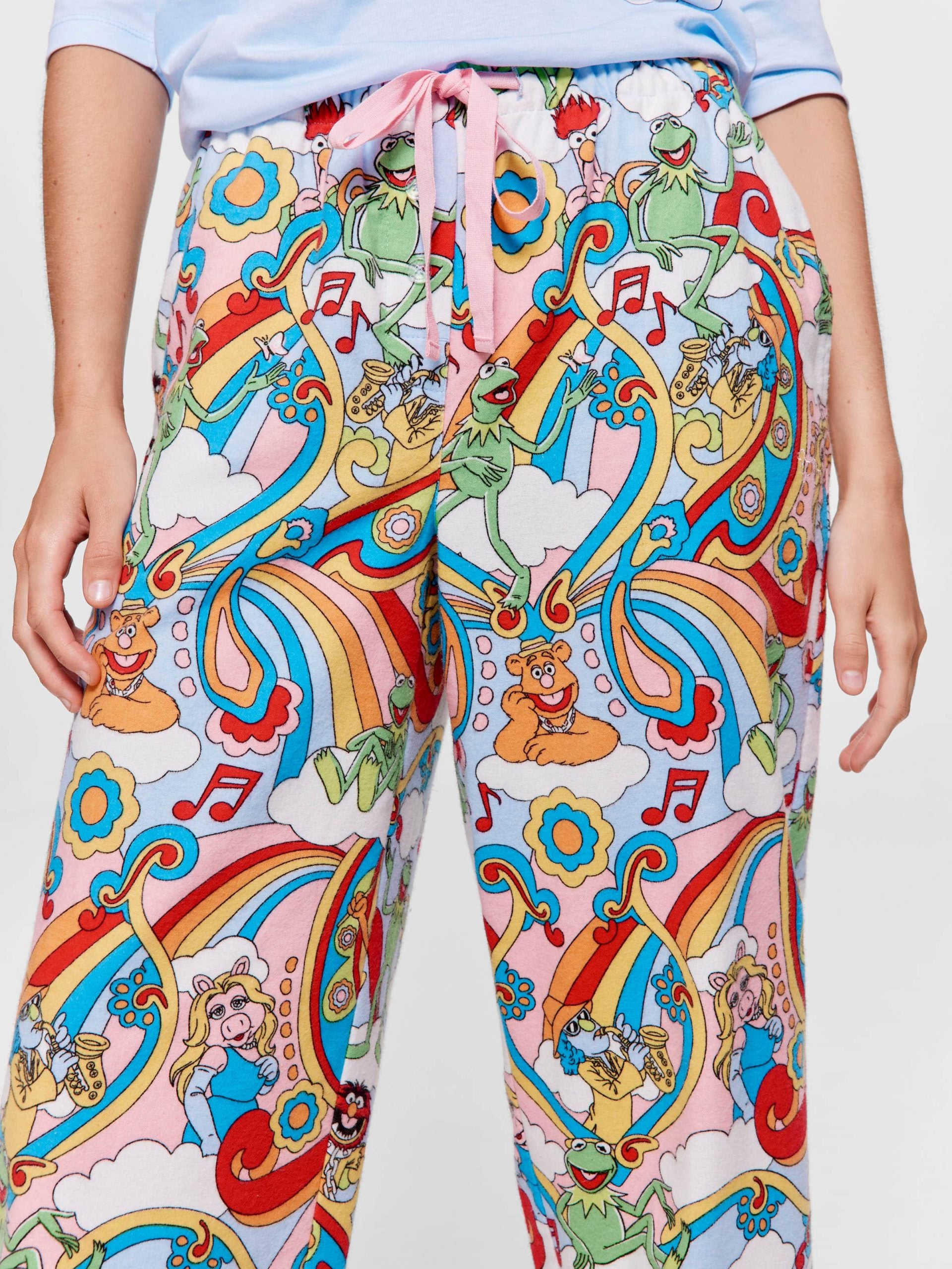 The Muppets Rainbow Classic Flannelette Pj Pant multi