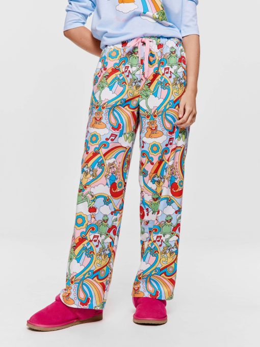 The Muppets Rainbow Classic Flannelette Pj Pant multi
