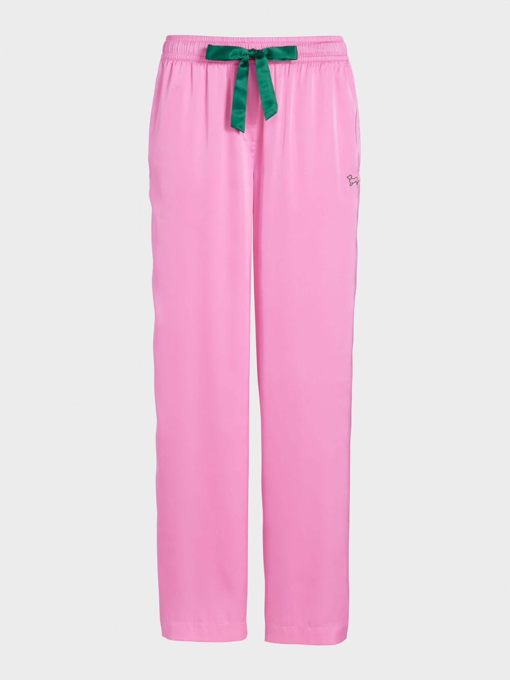 Pink Satin Wide Leg Pj Pant multi