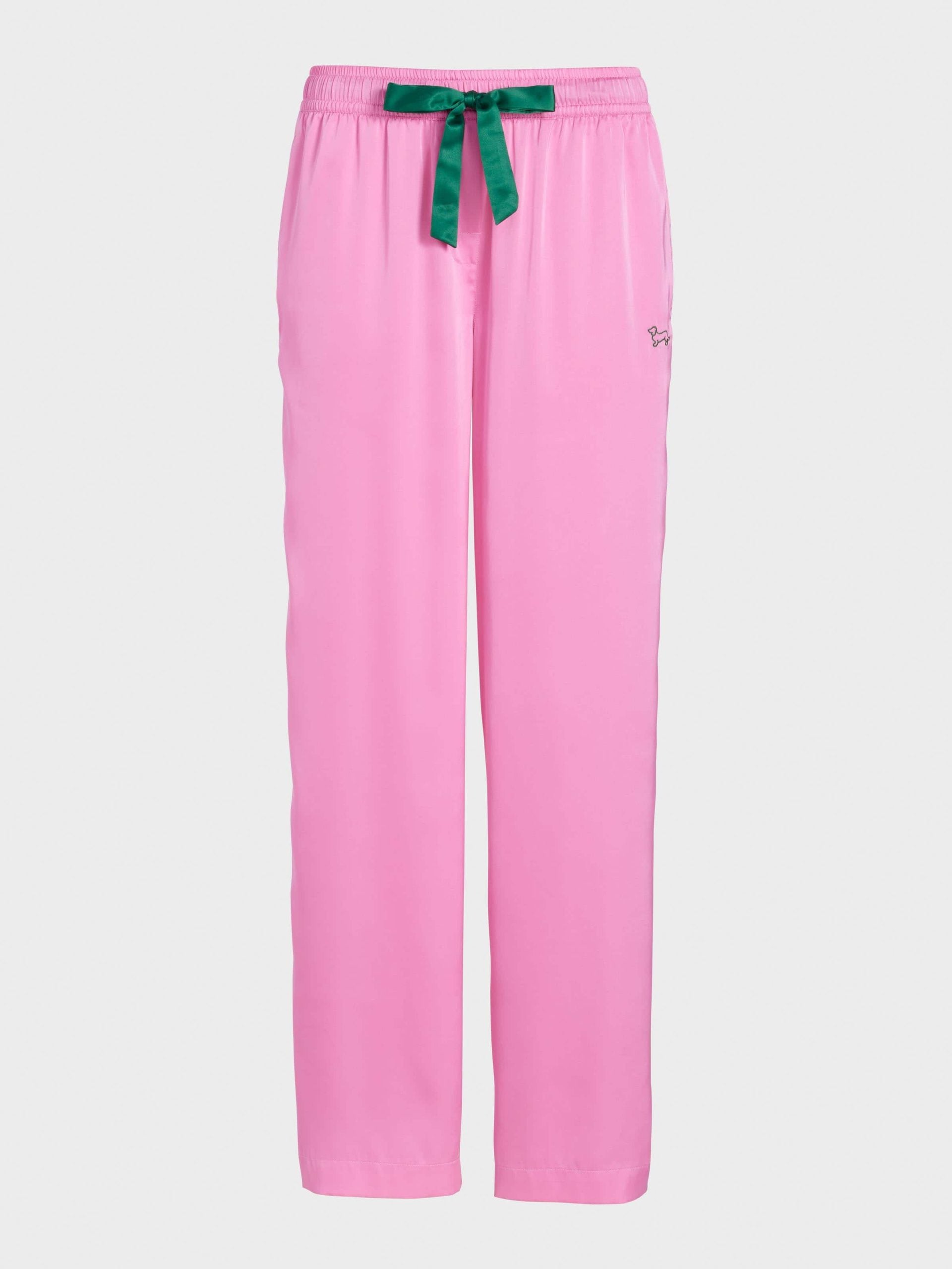 Pink Satin Wide Leg Pj Pant multi