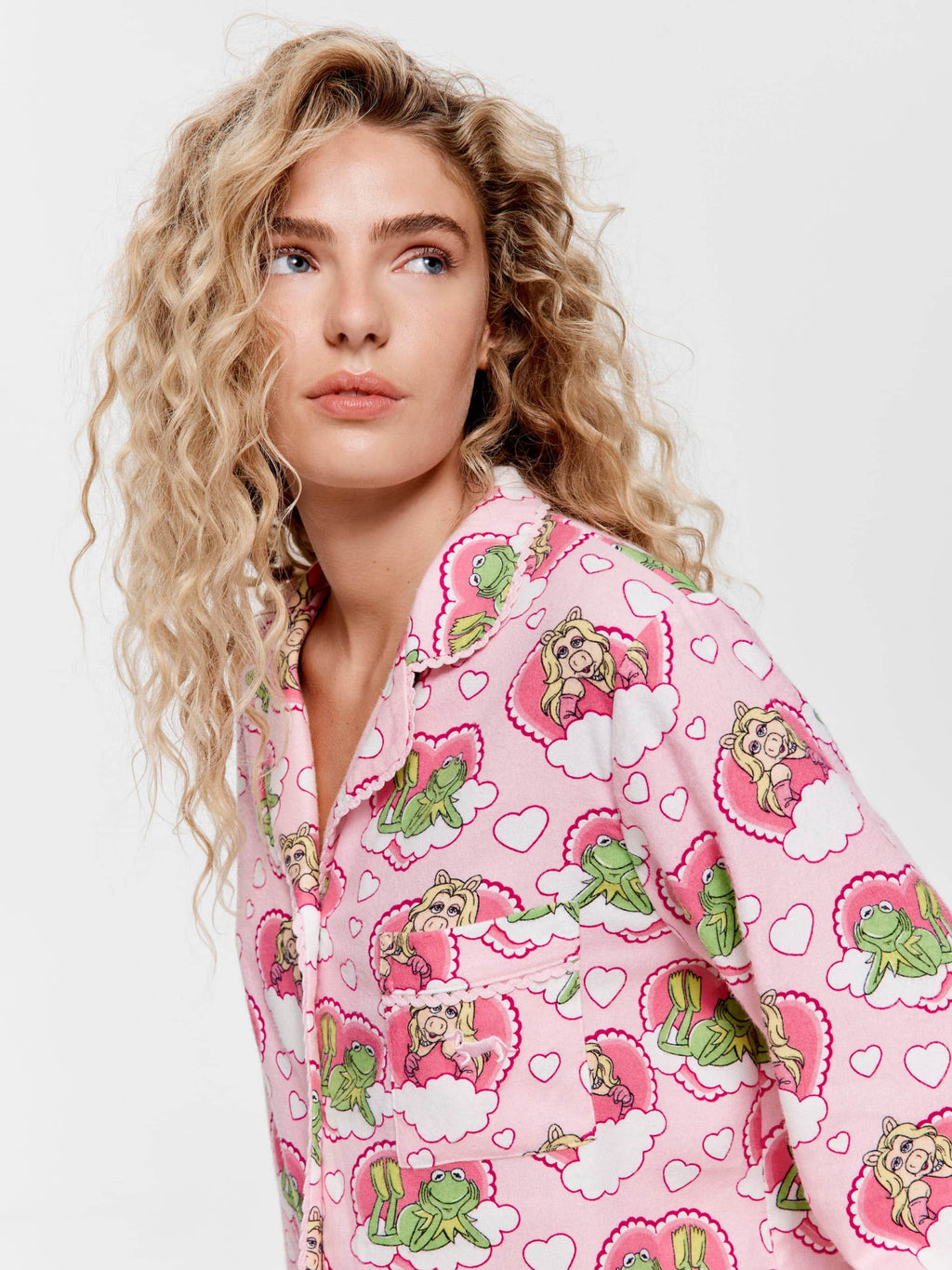 Miss Piggy & Kermit Bamboo Flannelette Pj Set multi