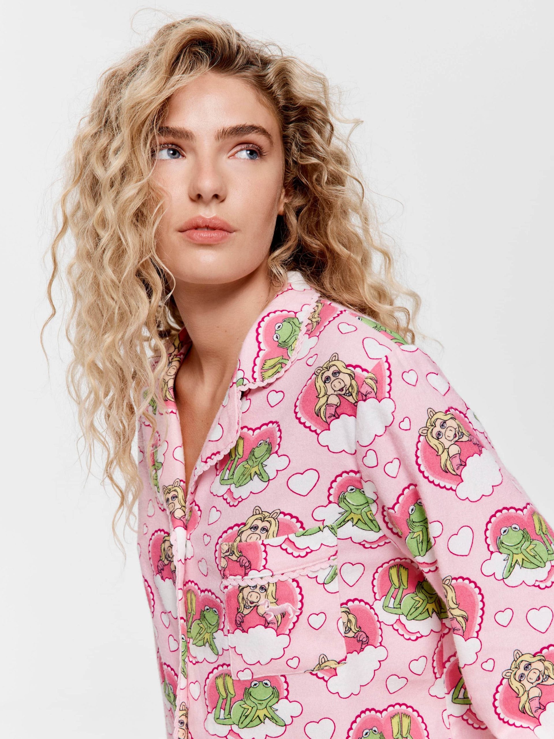 Miss Piggy & Kermit Bamboo Flannelette Pj Set multi