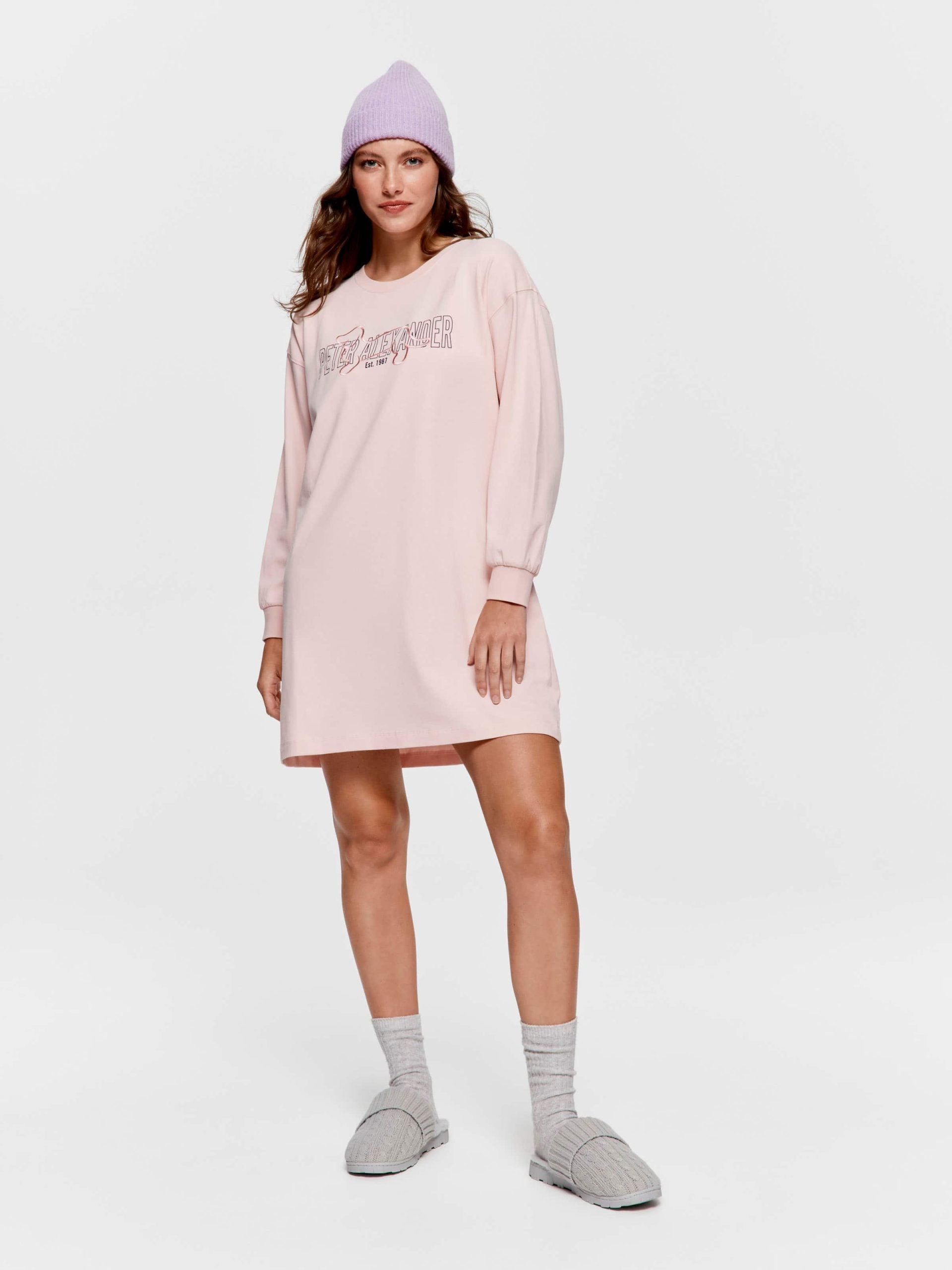 Heritage Long Sleeve Nightie pink