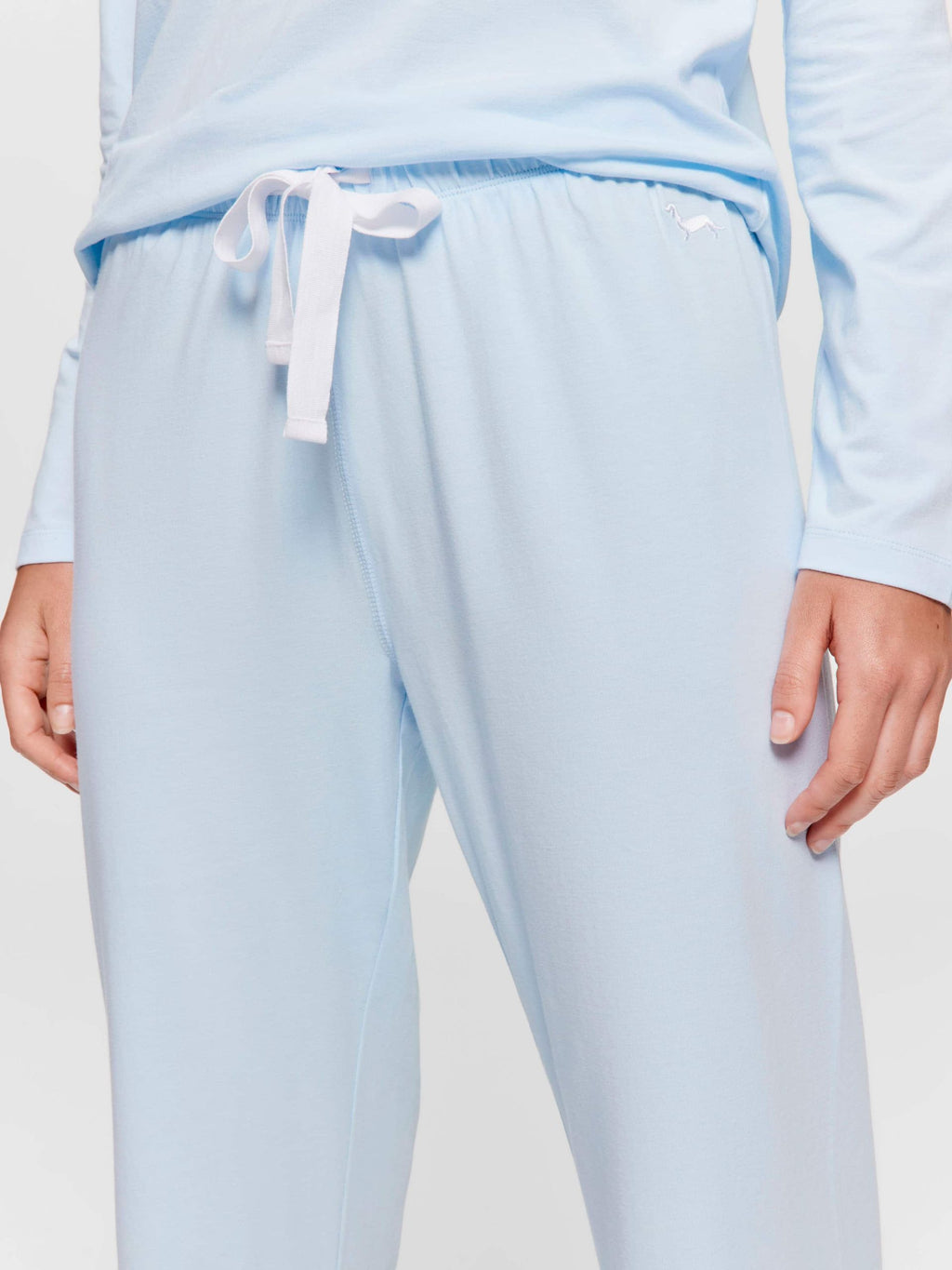 Pale Blue Straight Leg Pj Pant paleblue