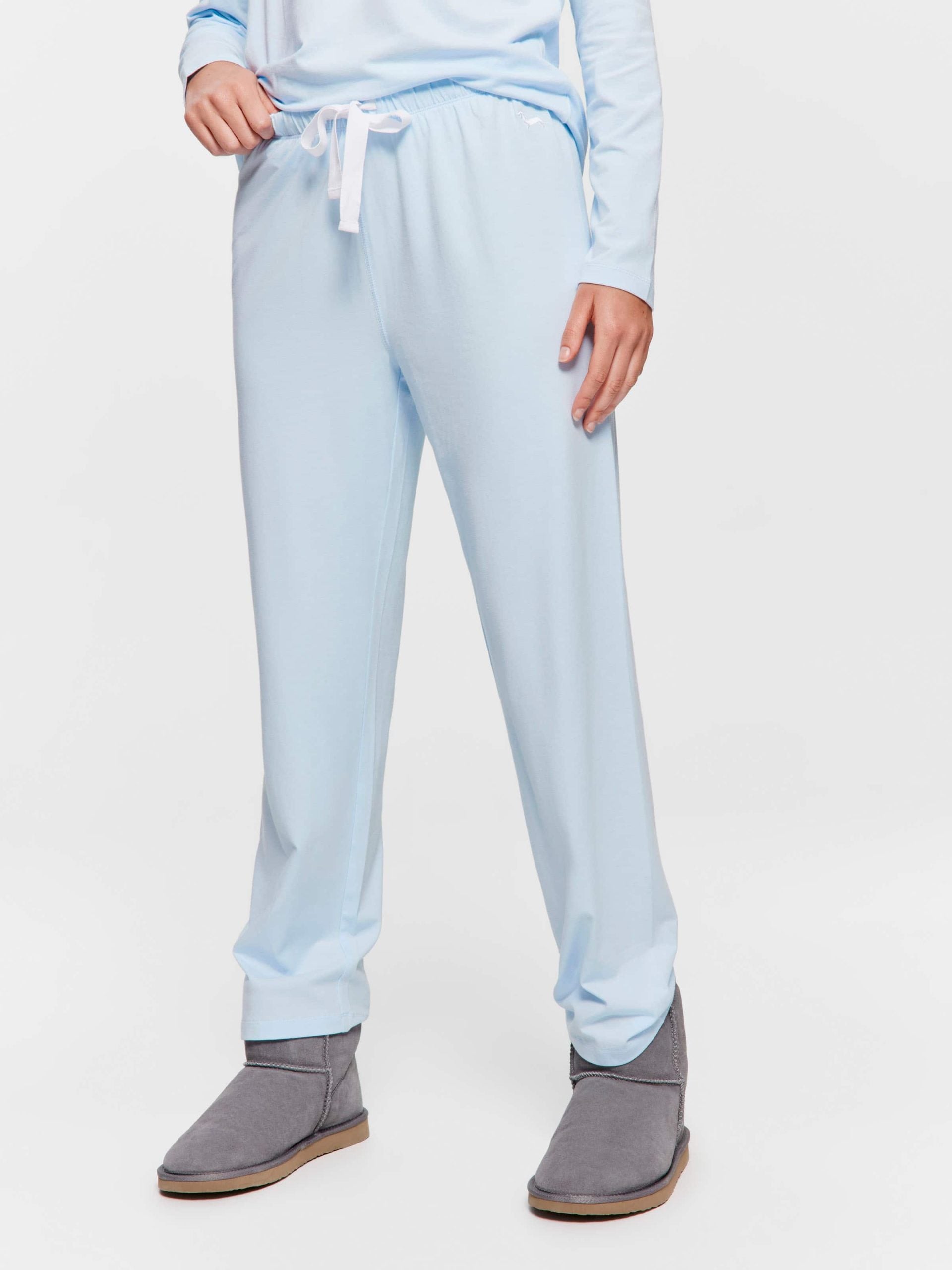 Pale Blue Straight Leg Pj Pant paleblue