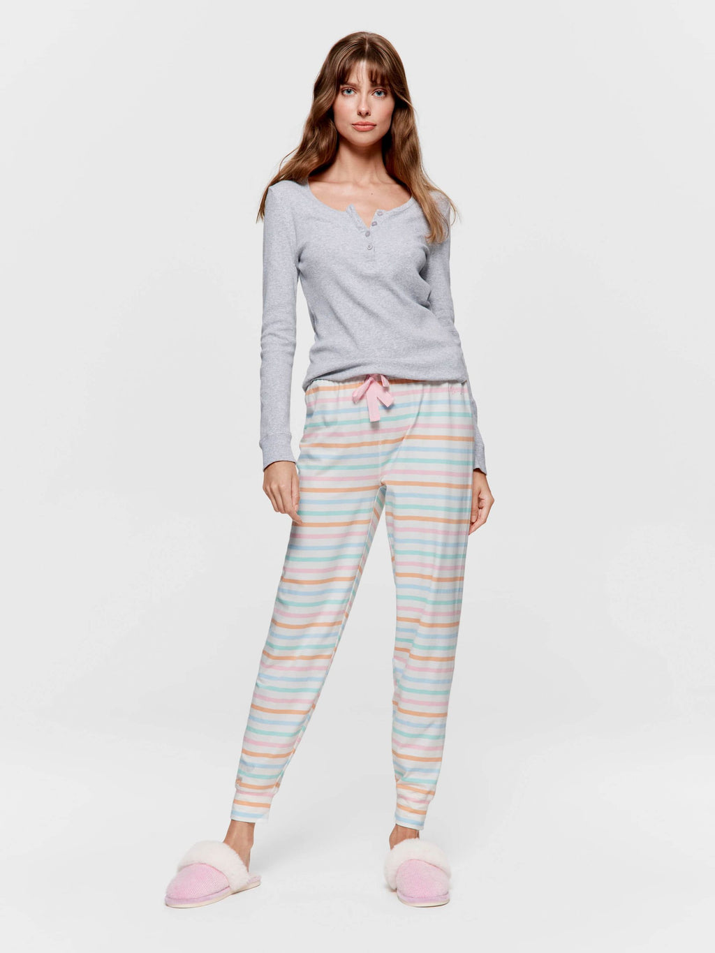Rainbow Stripe Easy Pj Pant multi
