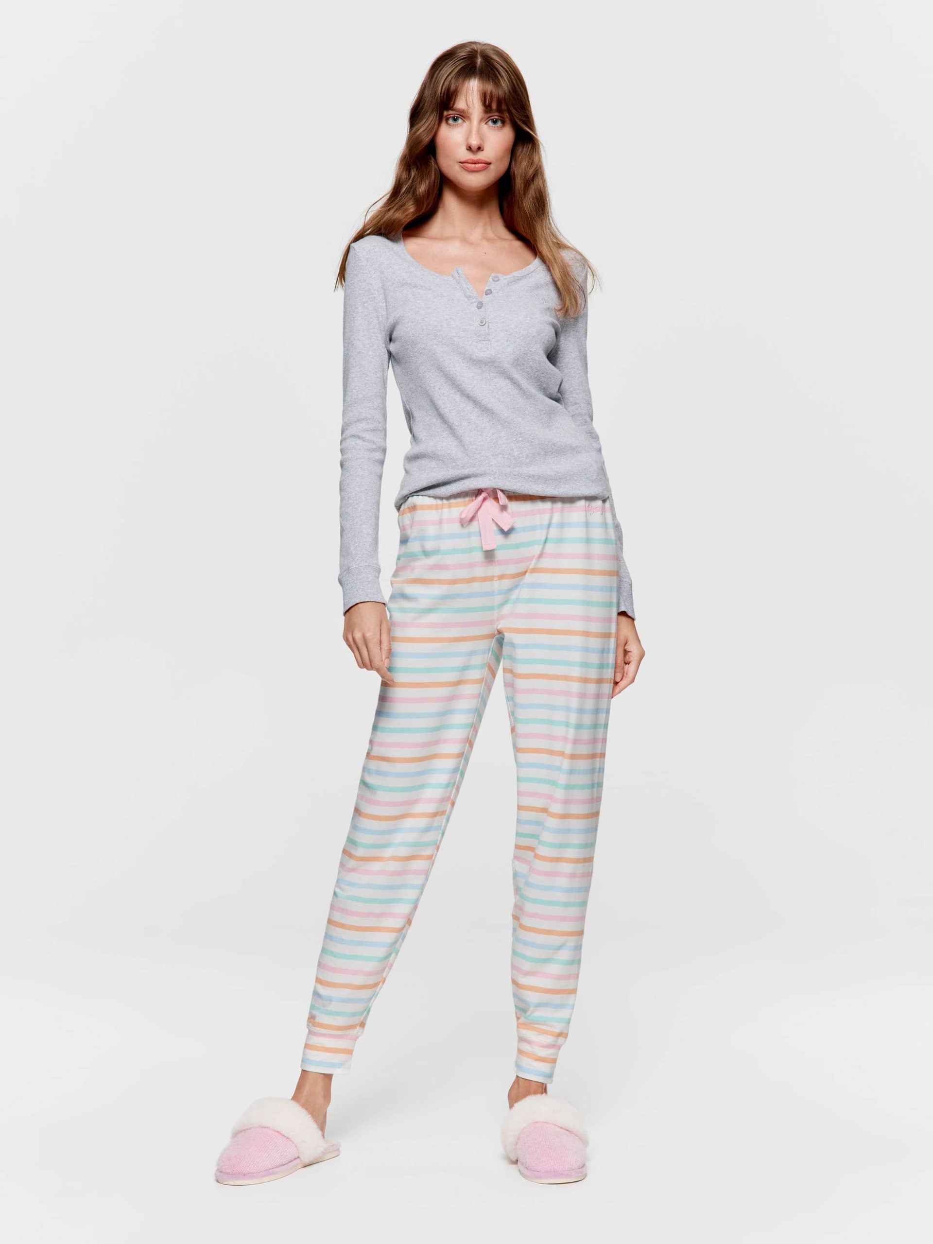 Rainbow Stripe Easy Pj Pant multi