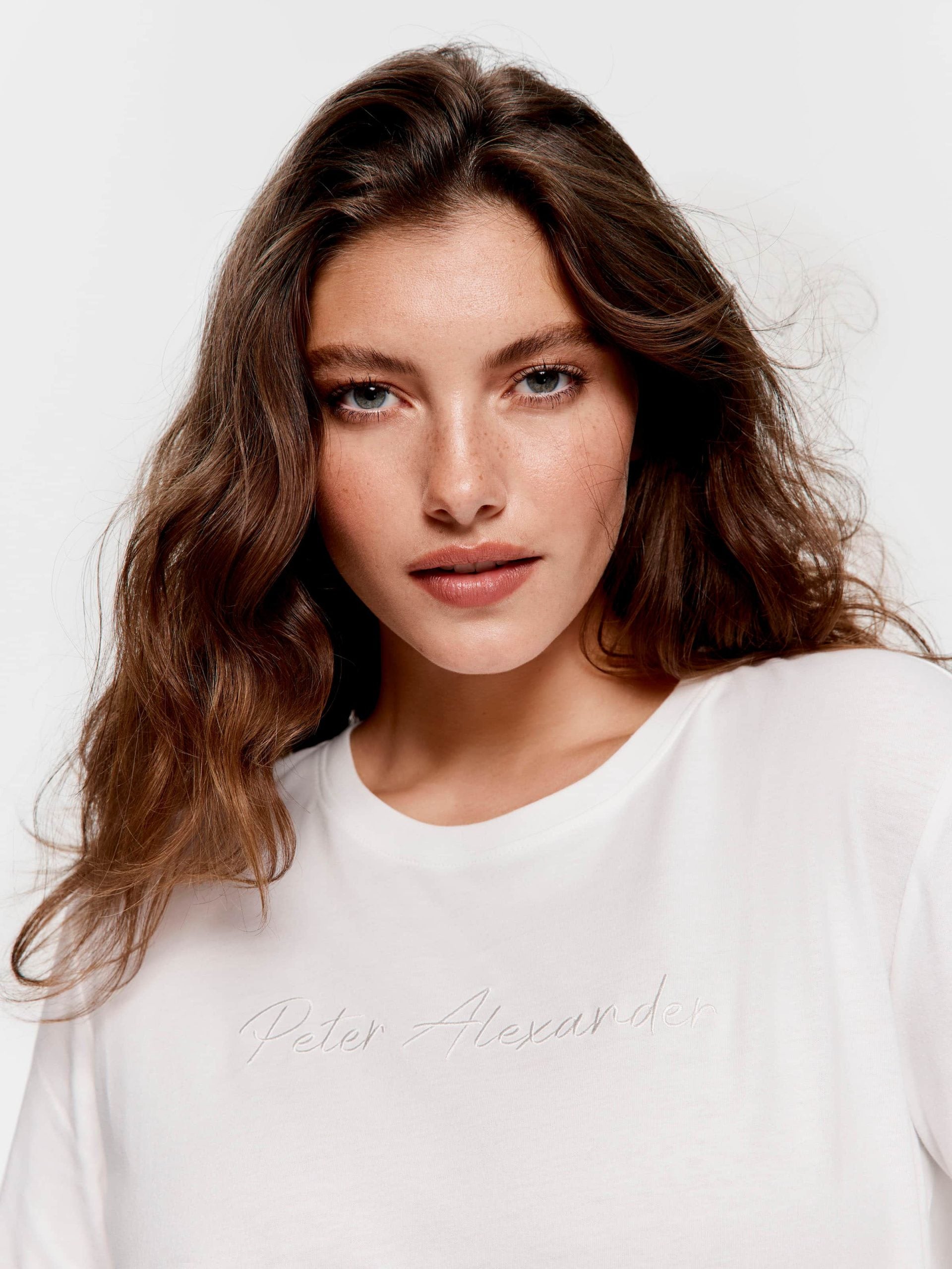 Cream Classic Long Sleeve Top cream