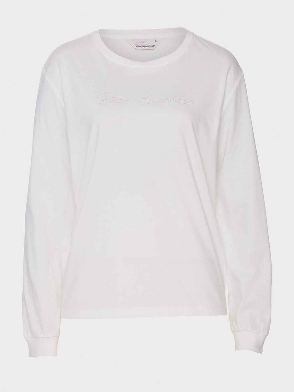 Cream Classic Long Sleeve Top cream