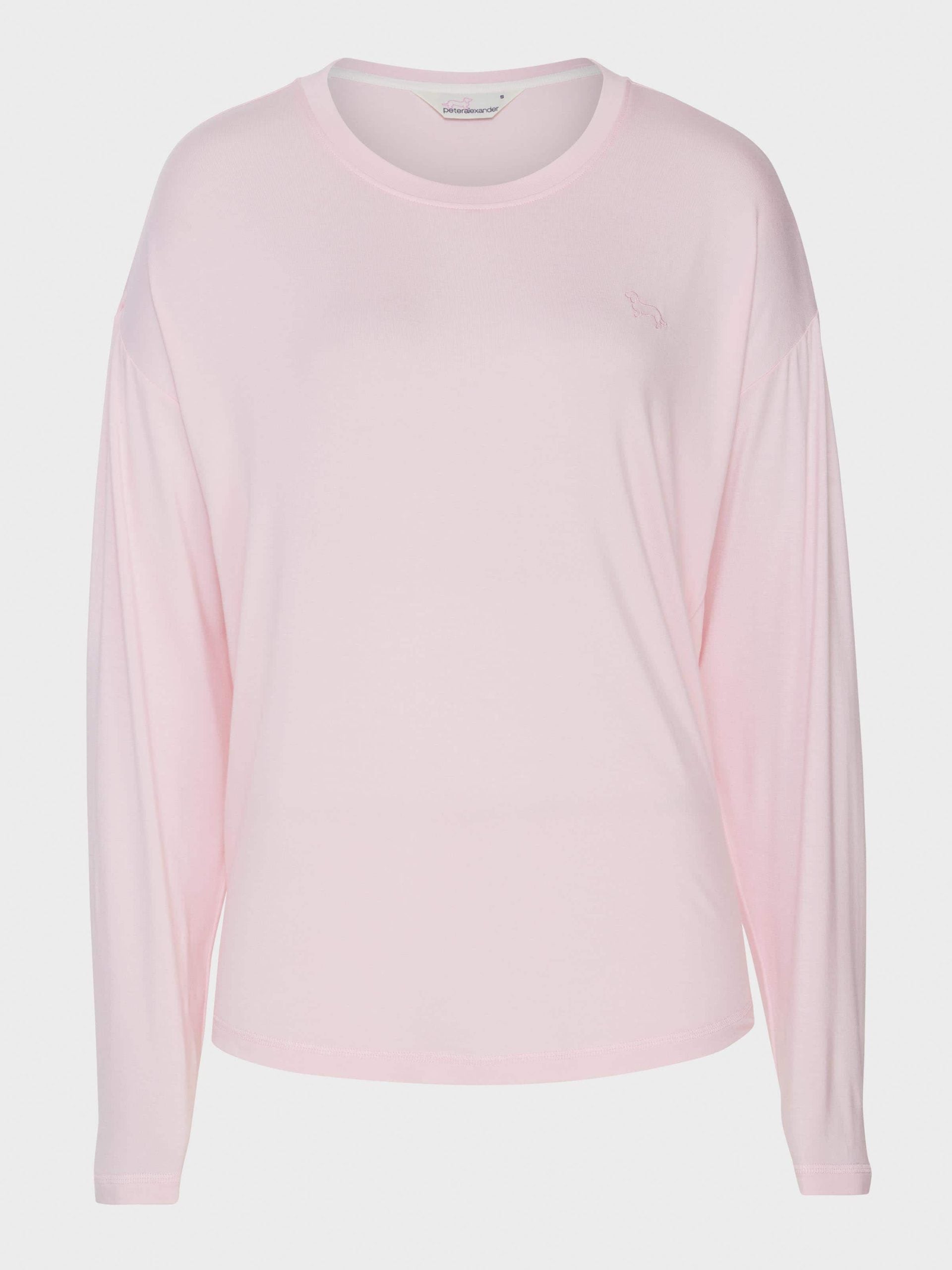 Pink Classic Long Sleeve Top pink