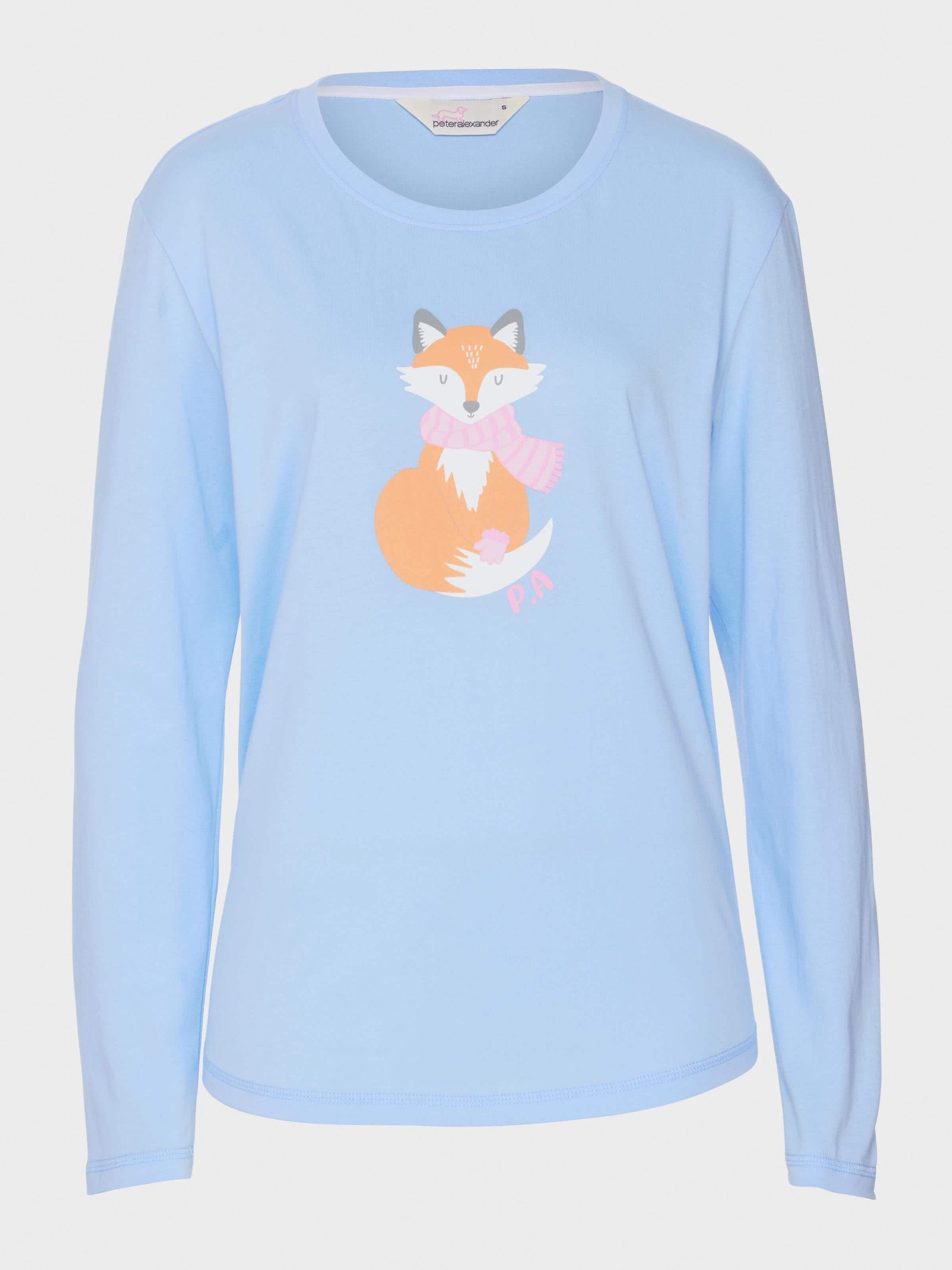 Fox Long Sleeve Top blue