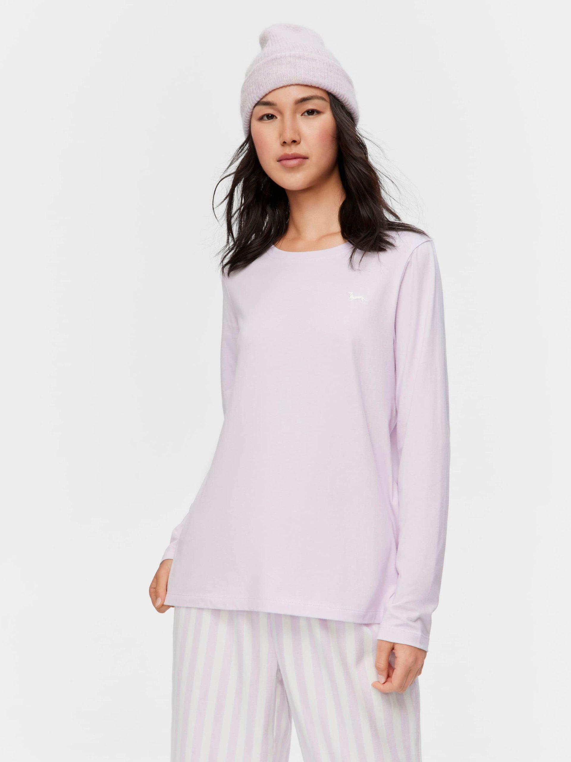 Lilac Classic Long Sleeve Top lilac