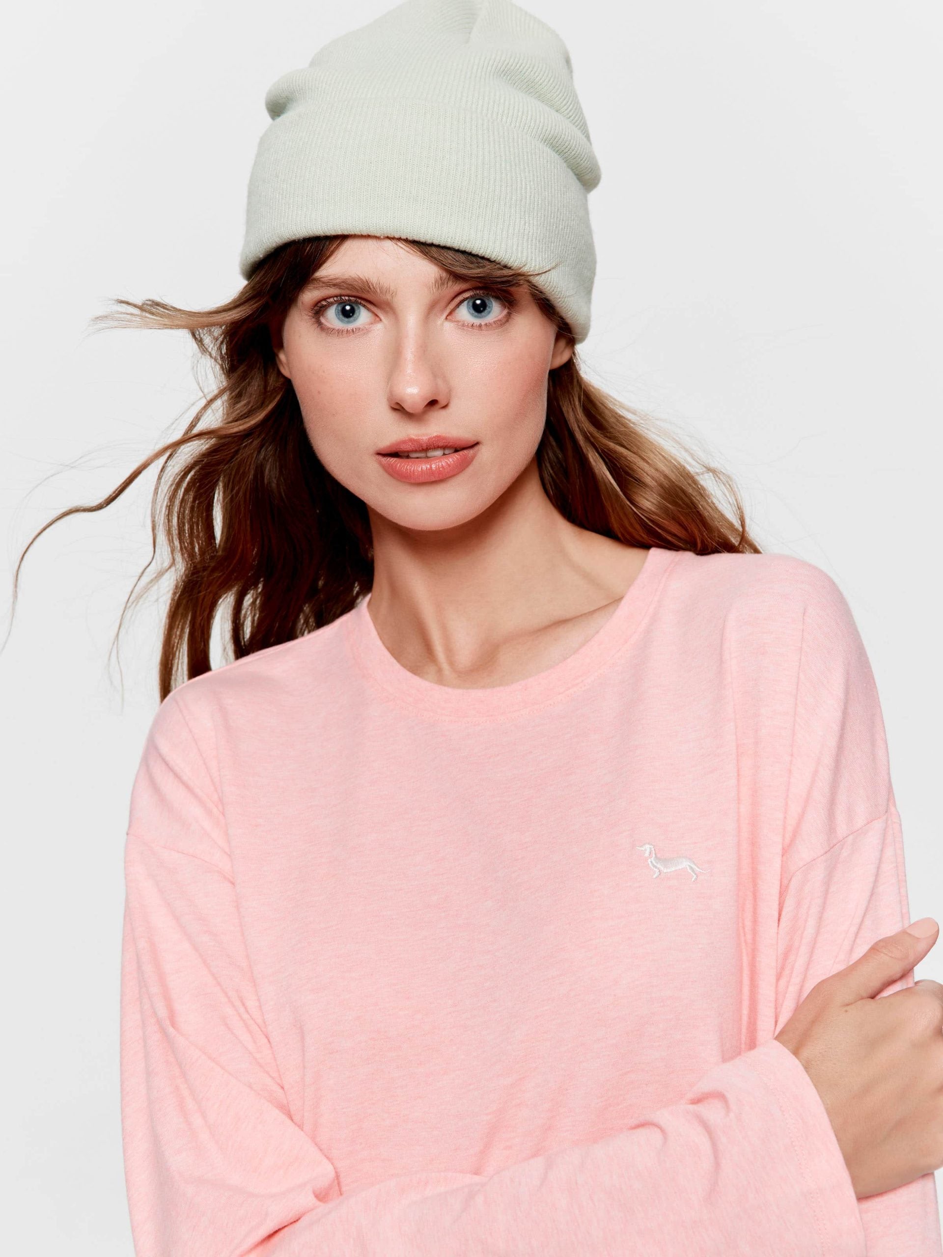 Raspberry Long Sleeve Top raspberry