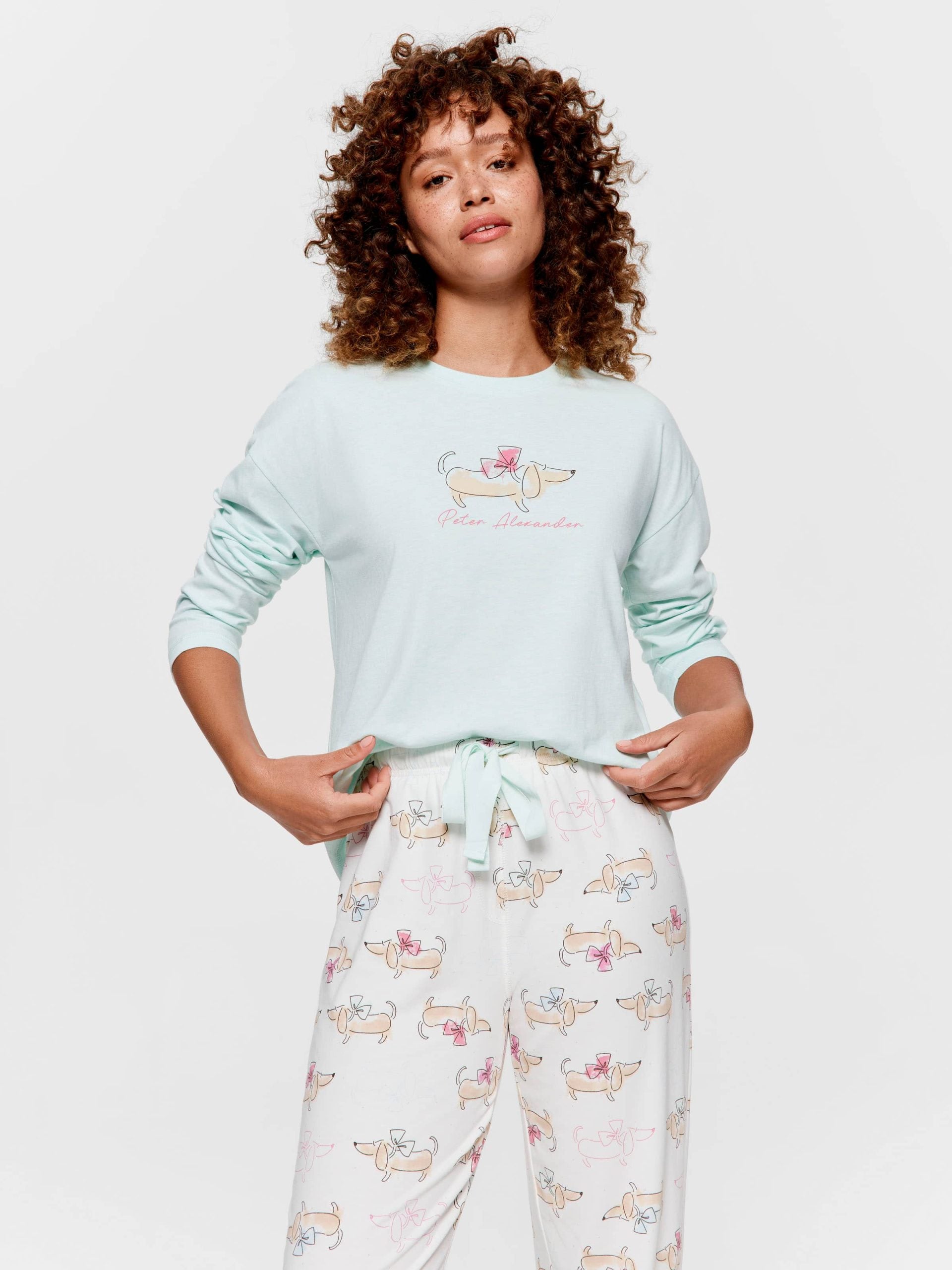Bow Dog Pj Set multi