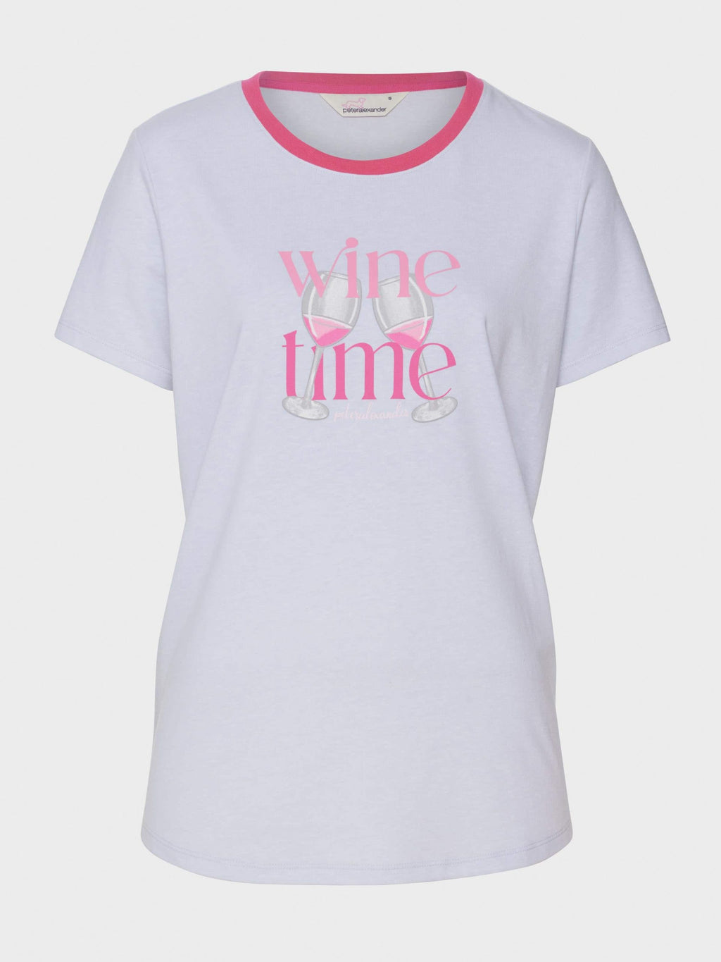 Wine Time Tee greymarle
