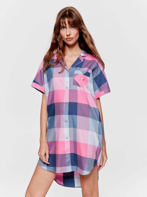Buffalo Check 100% Cotton Nightshirt multi
