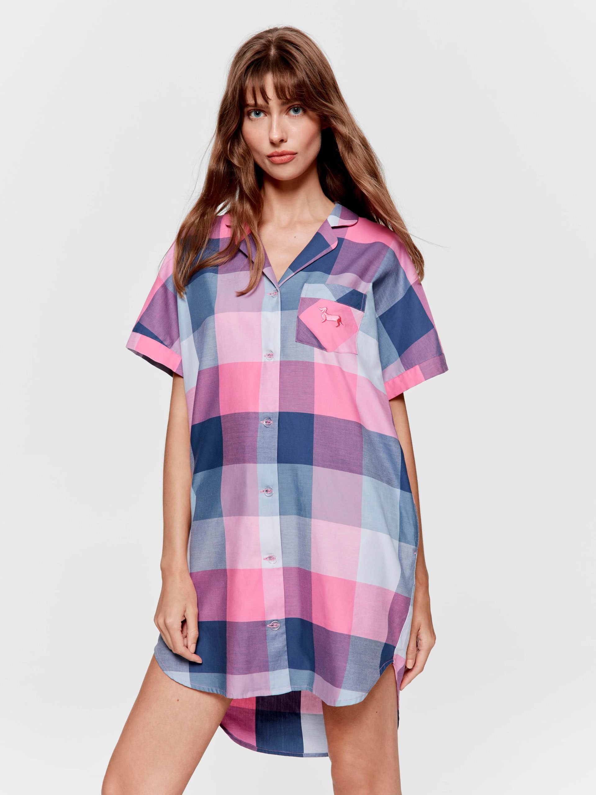 Buffalo Check 100% Cotton Nightshirt multi