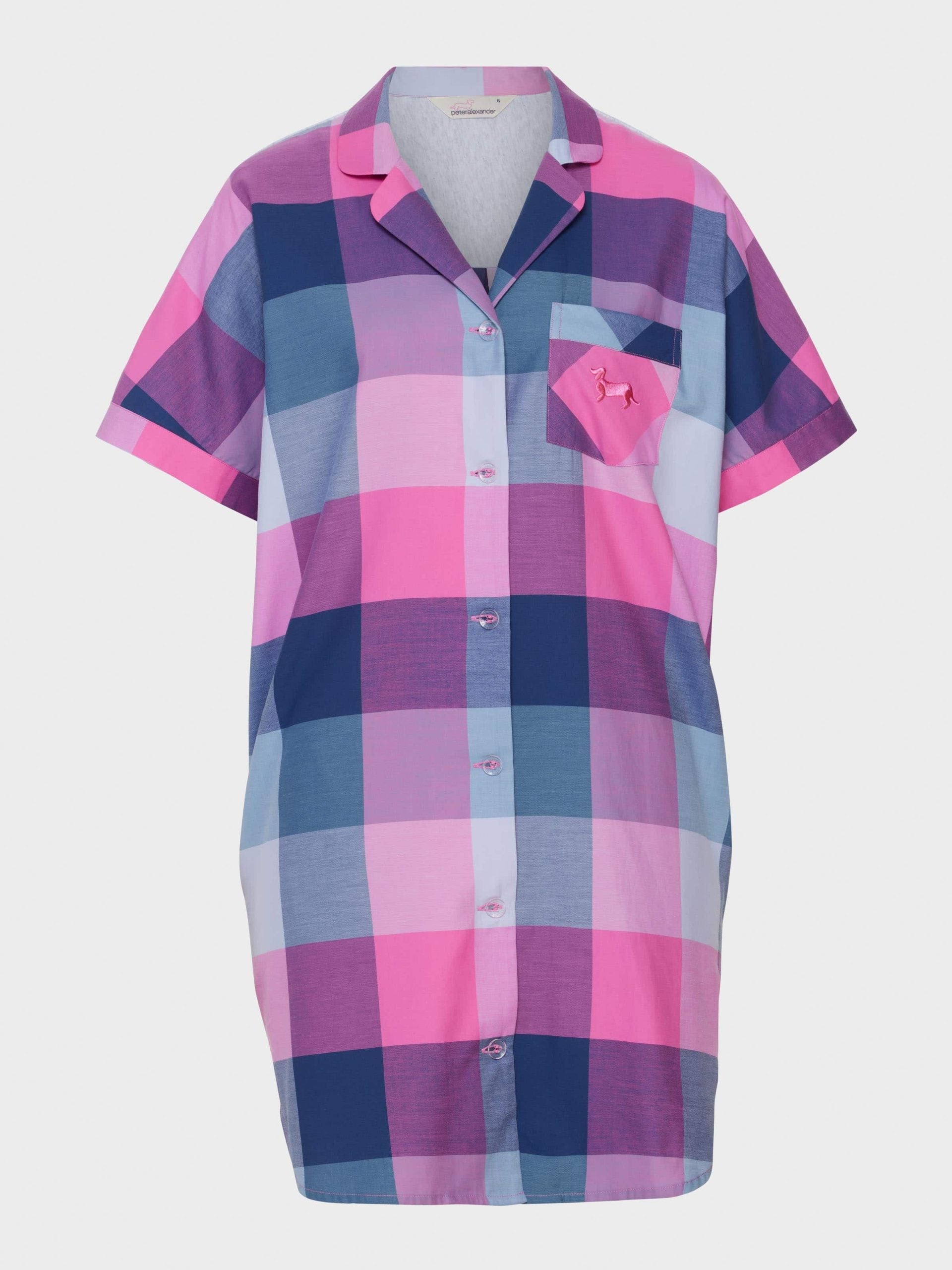 Buffalo Check 100% Cotton Nightshirt multi