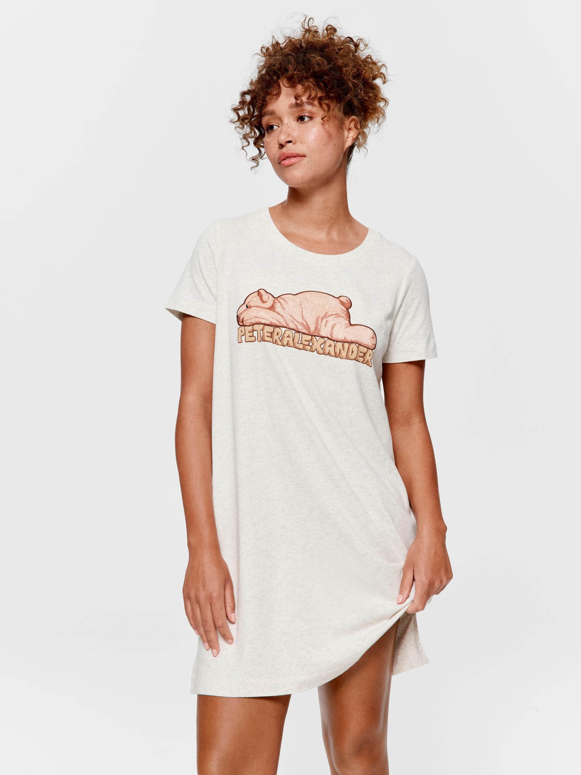 Bear Sleep Tee oatmeal