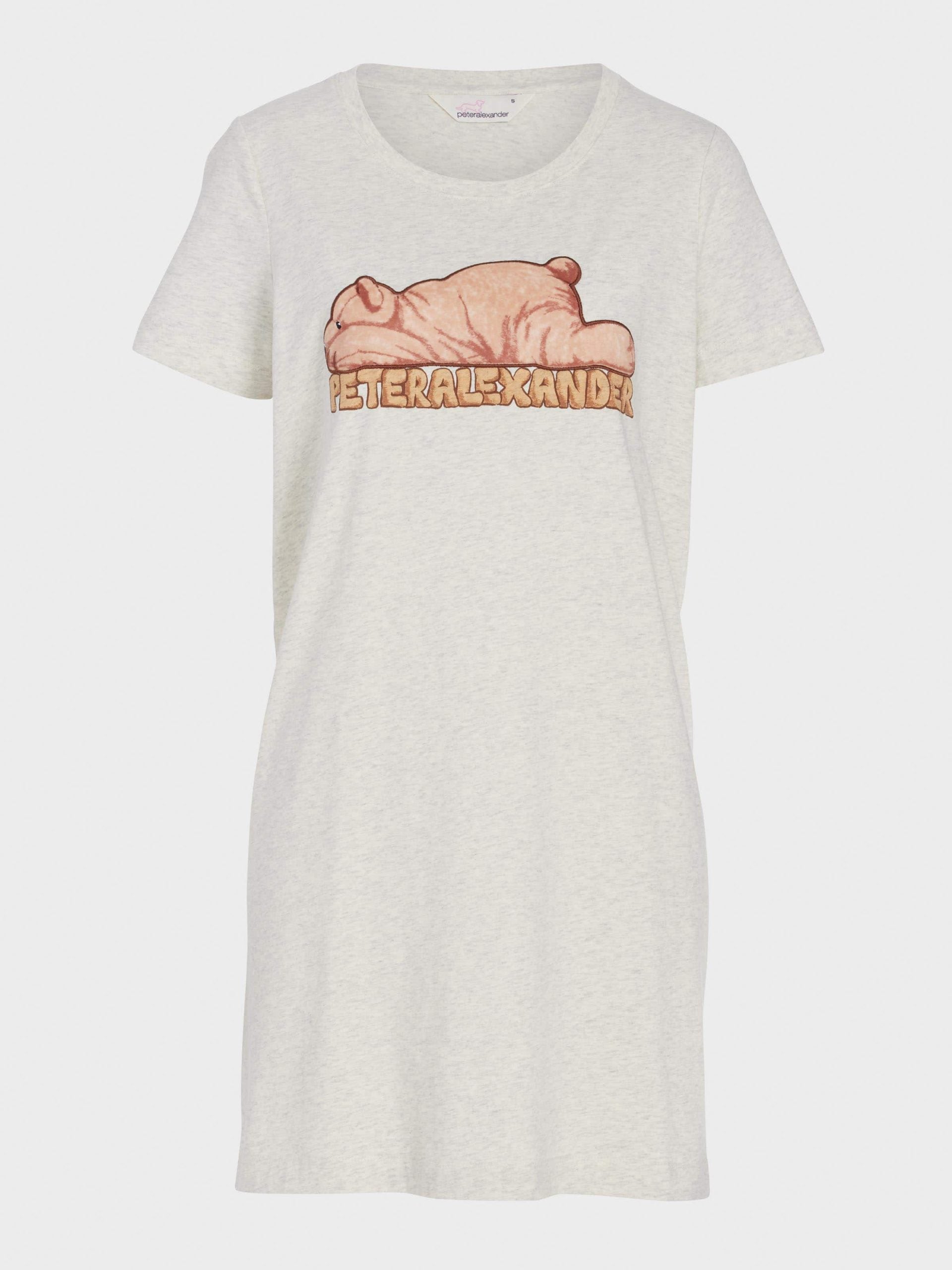 Bear Sleep Tee oatmeal