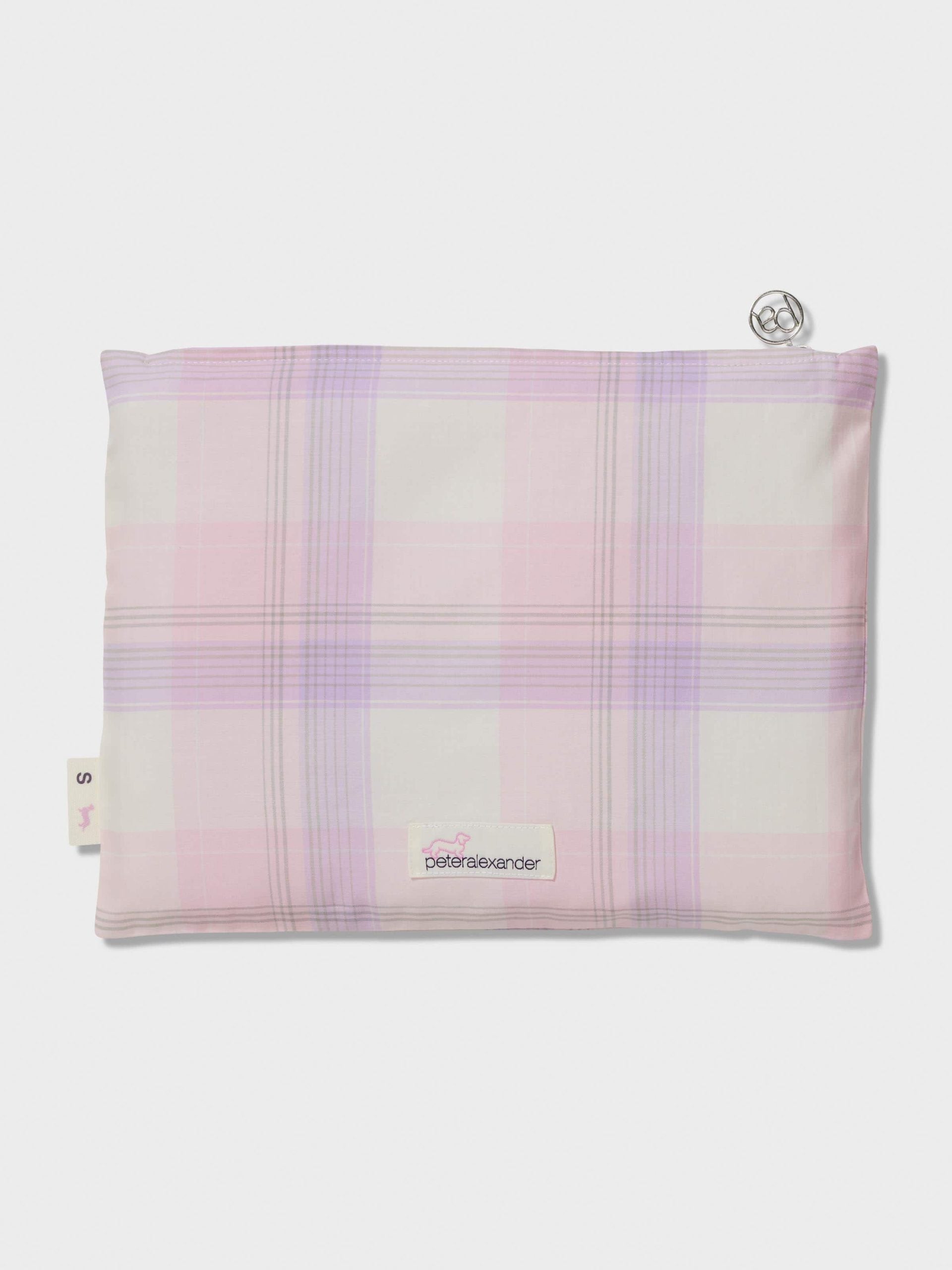 Pink & Lilac Check 100% Cotton Shortie Pj Set multi