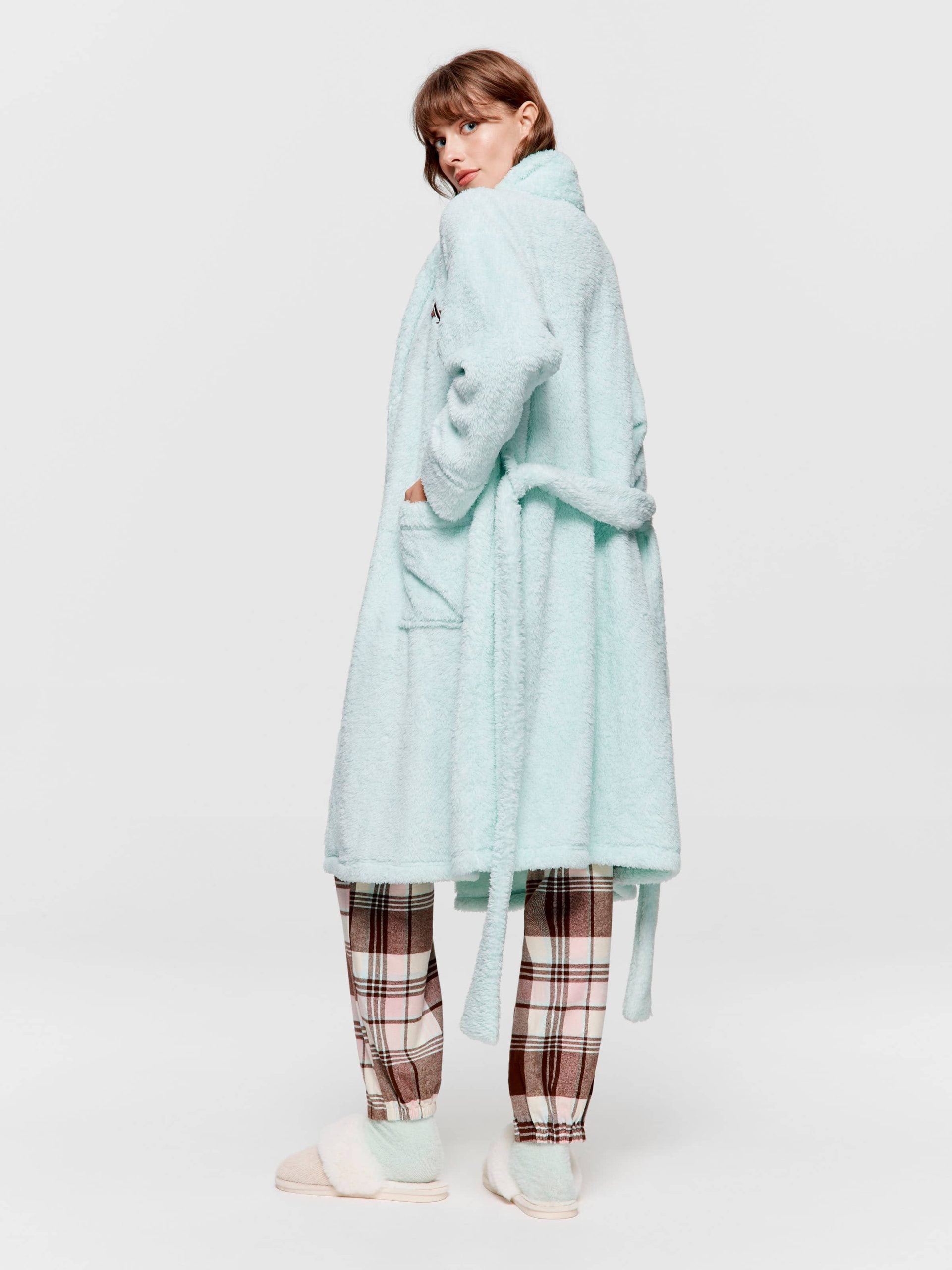Mint Fluffy Gown mint