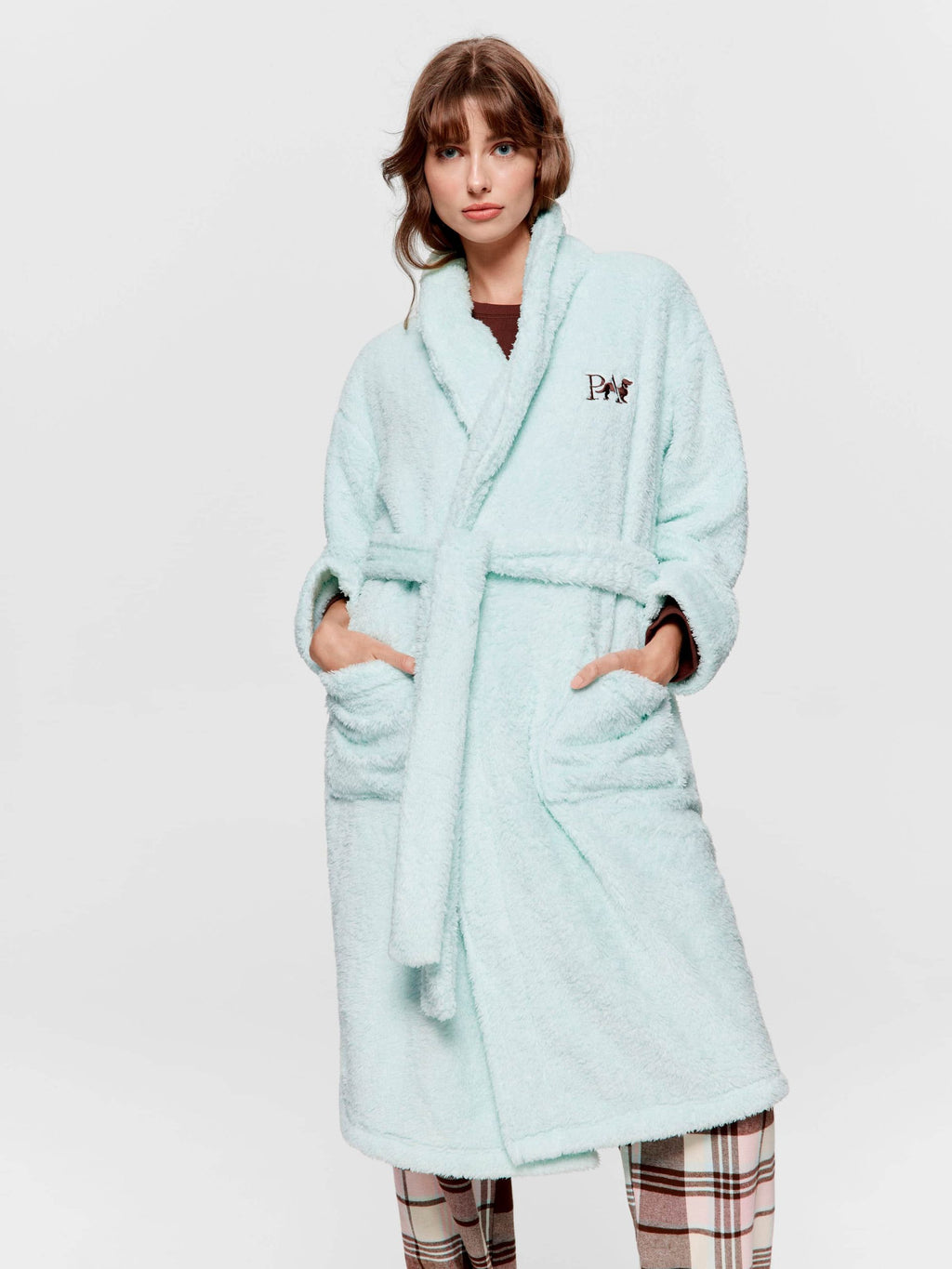 Mint Fluffy Gown mint