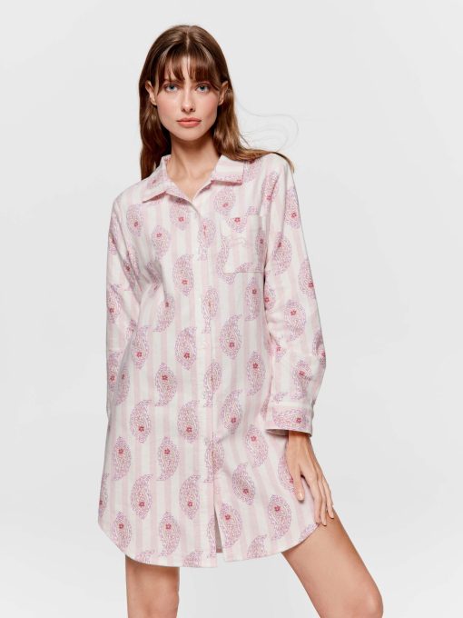 Paisley Flannelette Nightshirt multi