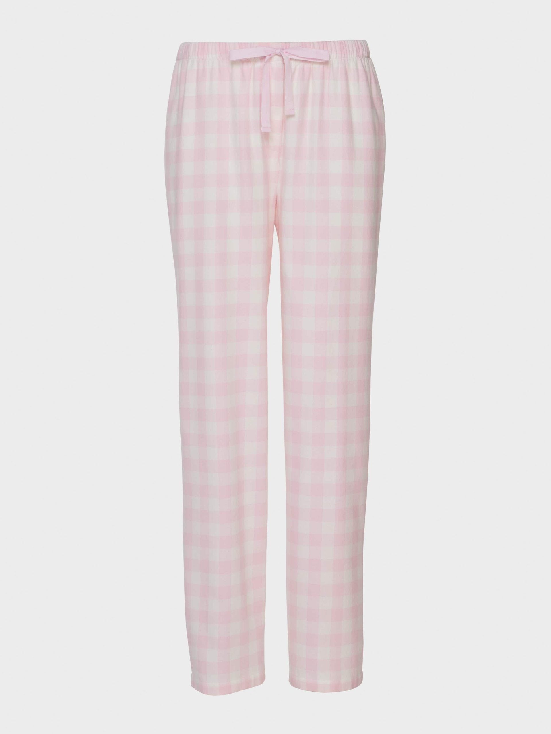 Pink Gingham Classic Flannelette Pj Pant multi
