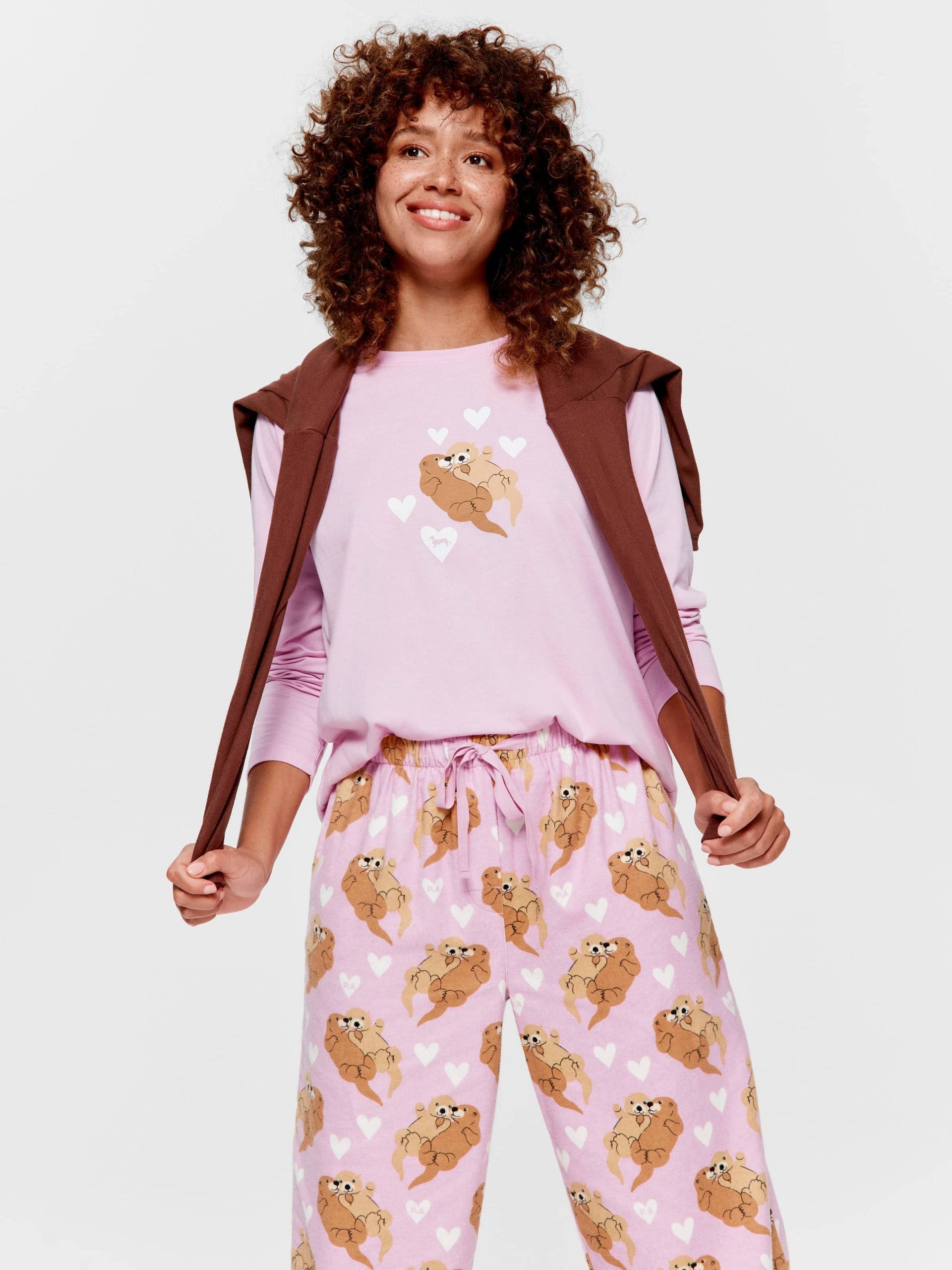 Otter Love Pj Set multi