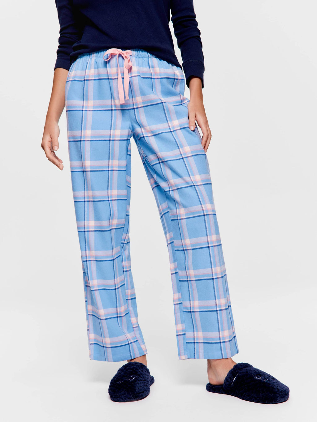 Cornflower Check Classic Flannelette Pj Pant multi