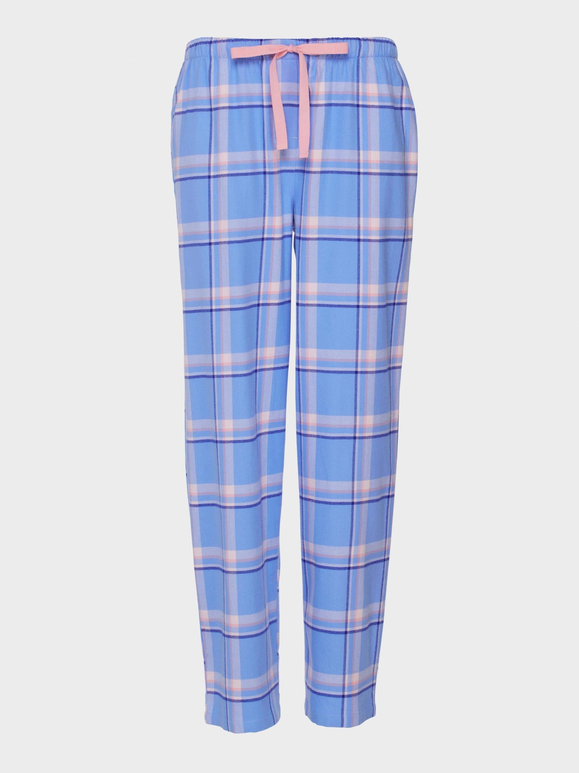 Cornflower Check Classic Flannelette Pj Pant multi