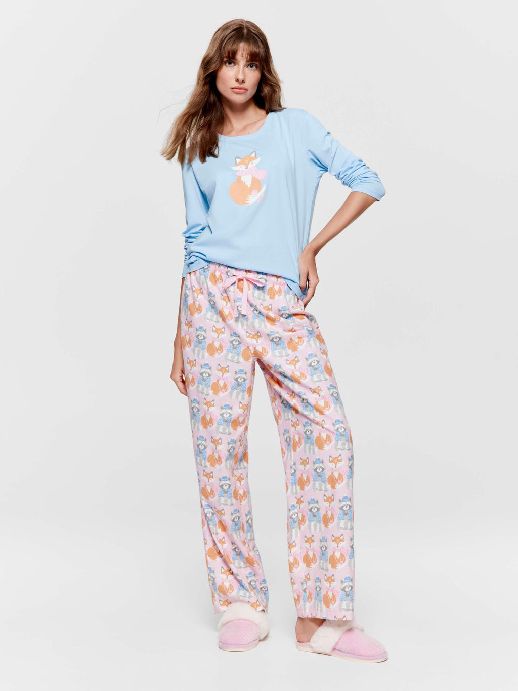 Winter Animals Classic Flannelette Pj Pant multi